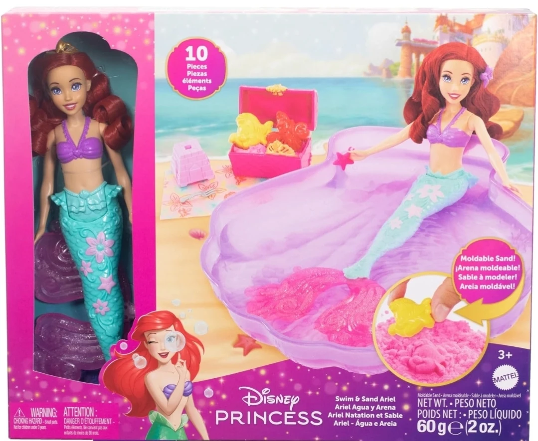 Disney Princess Ariel Swim and Sand Doll Set - photo 2
