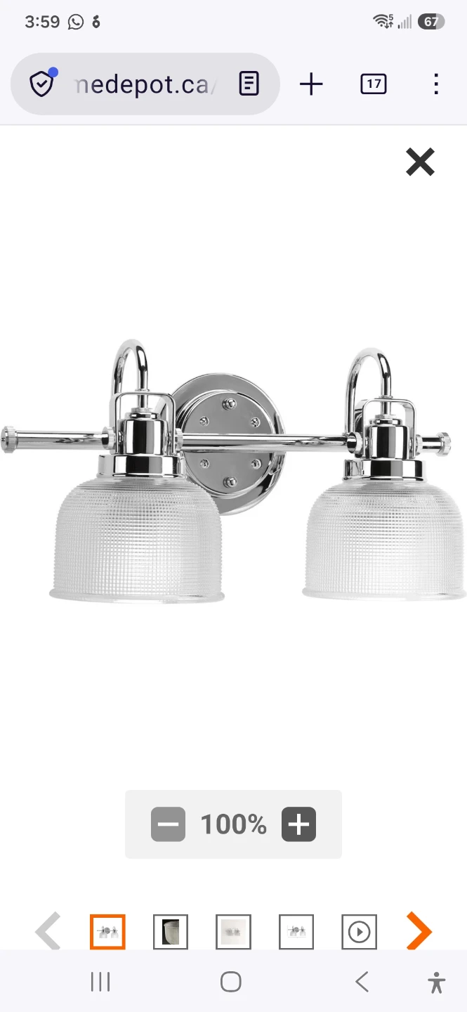 NEW Prog. Lighting P2991-15  Fixture