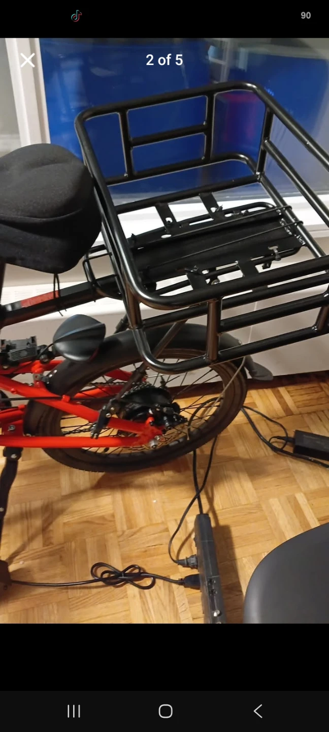 Red EBIKE IN A BOX Folding Electric Bicycle - photo 3