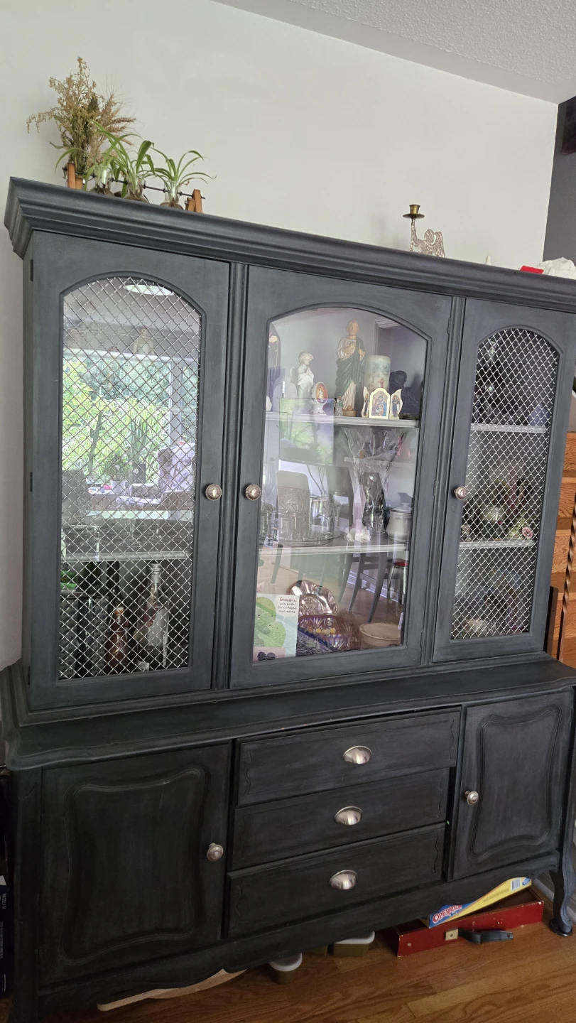 Antique Refurbished China Cabinet