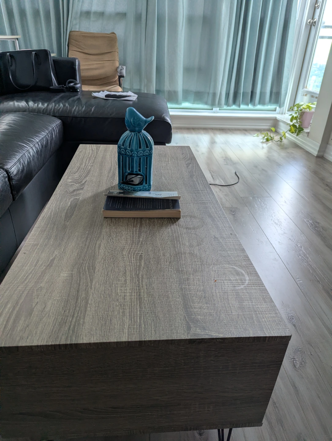 Coffee Table with Storage Shelves - photo 3
