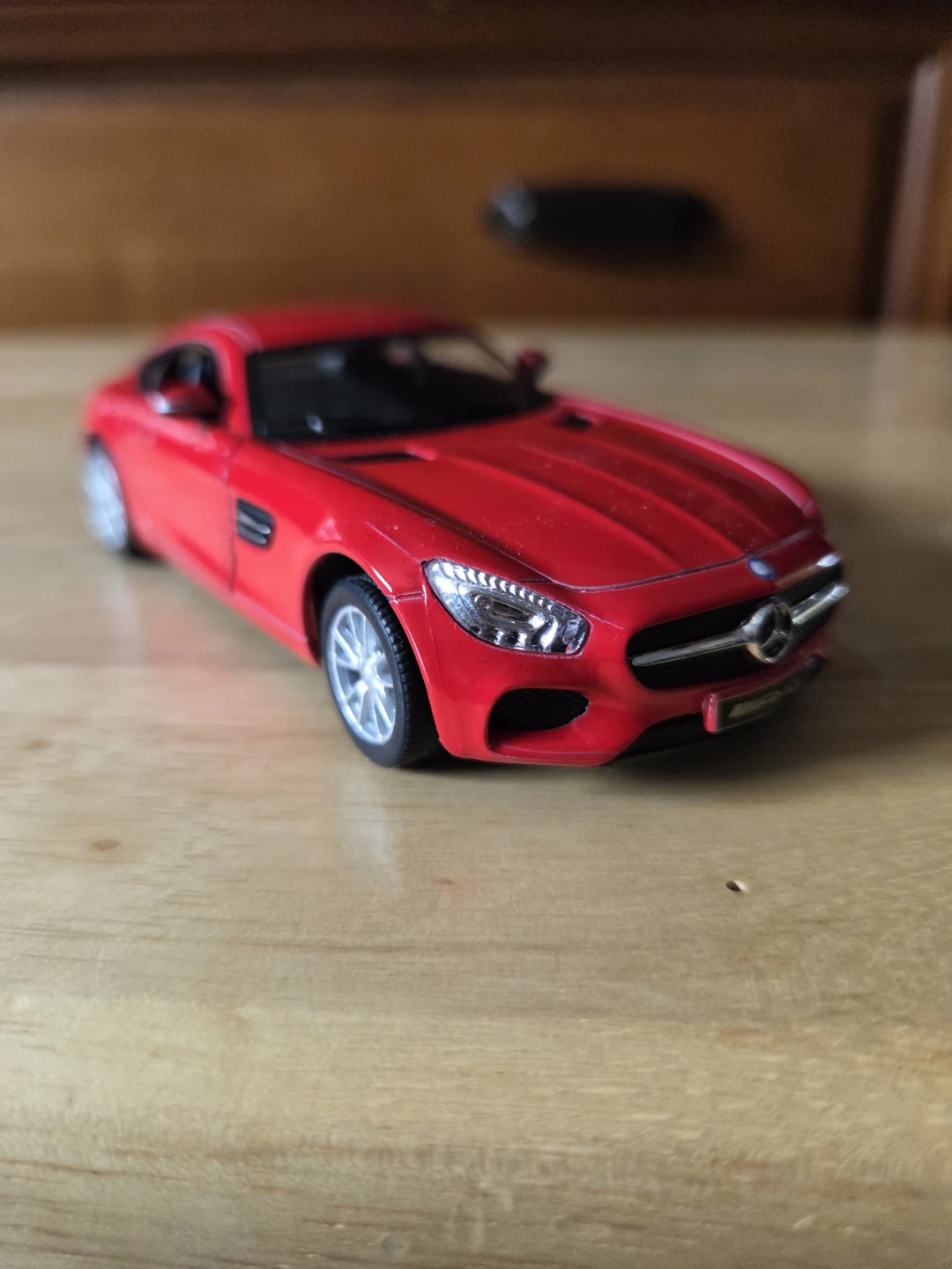 Red Mercedes-Benz AMG GT Scale 1/36 Toy Car