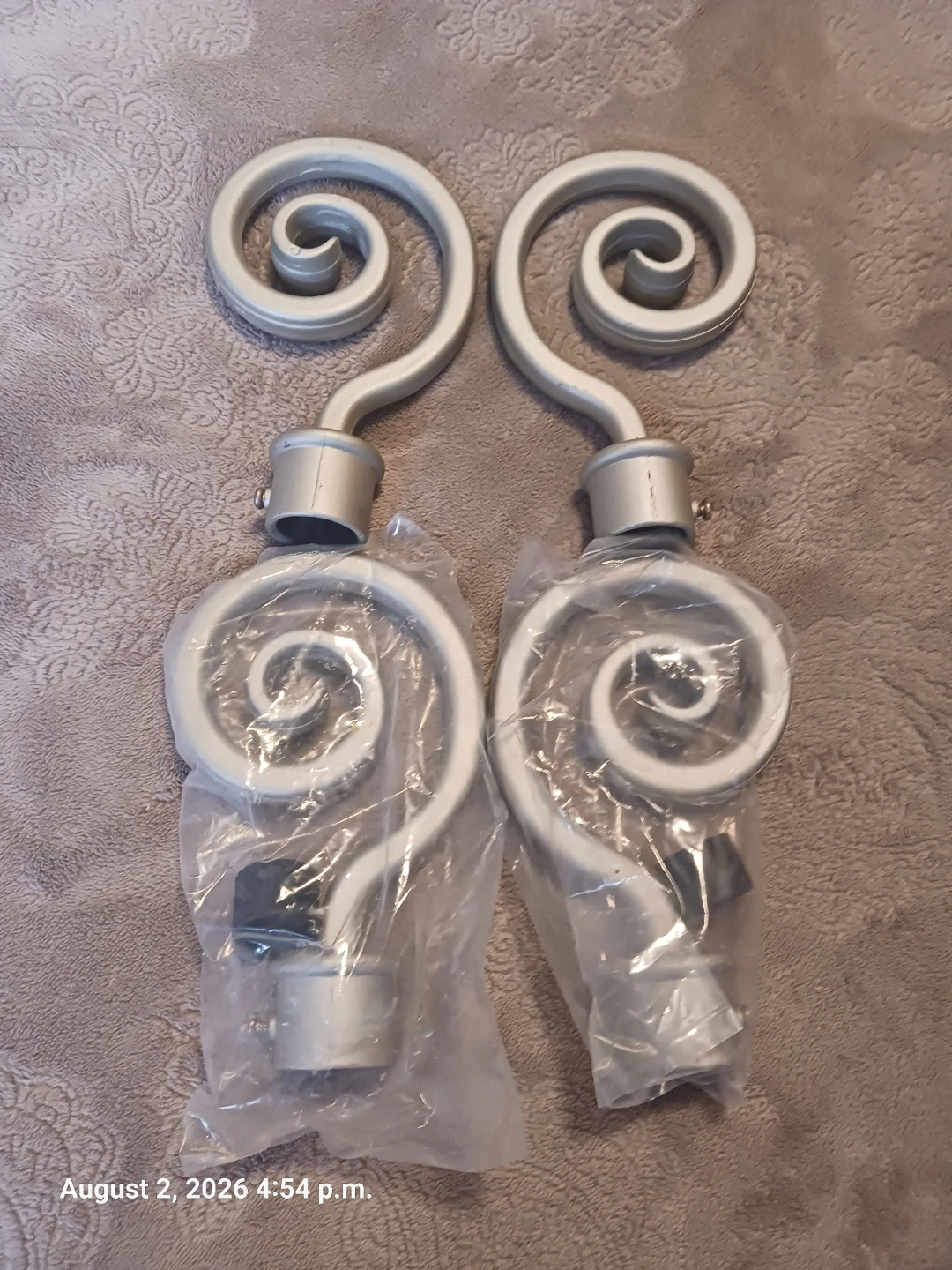Curtain Rod Finials - Scroll Design - photo 3