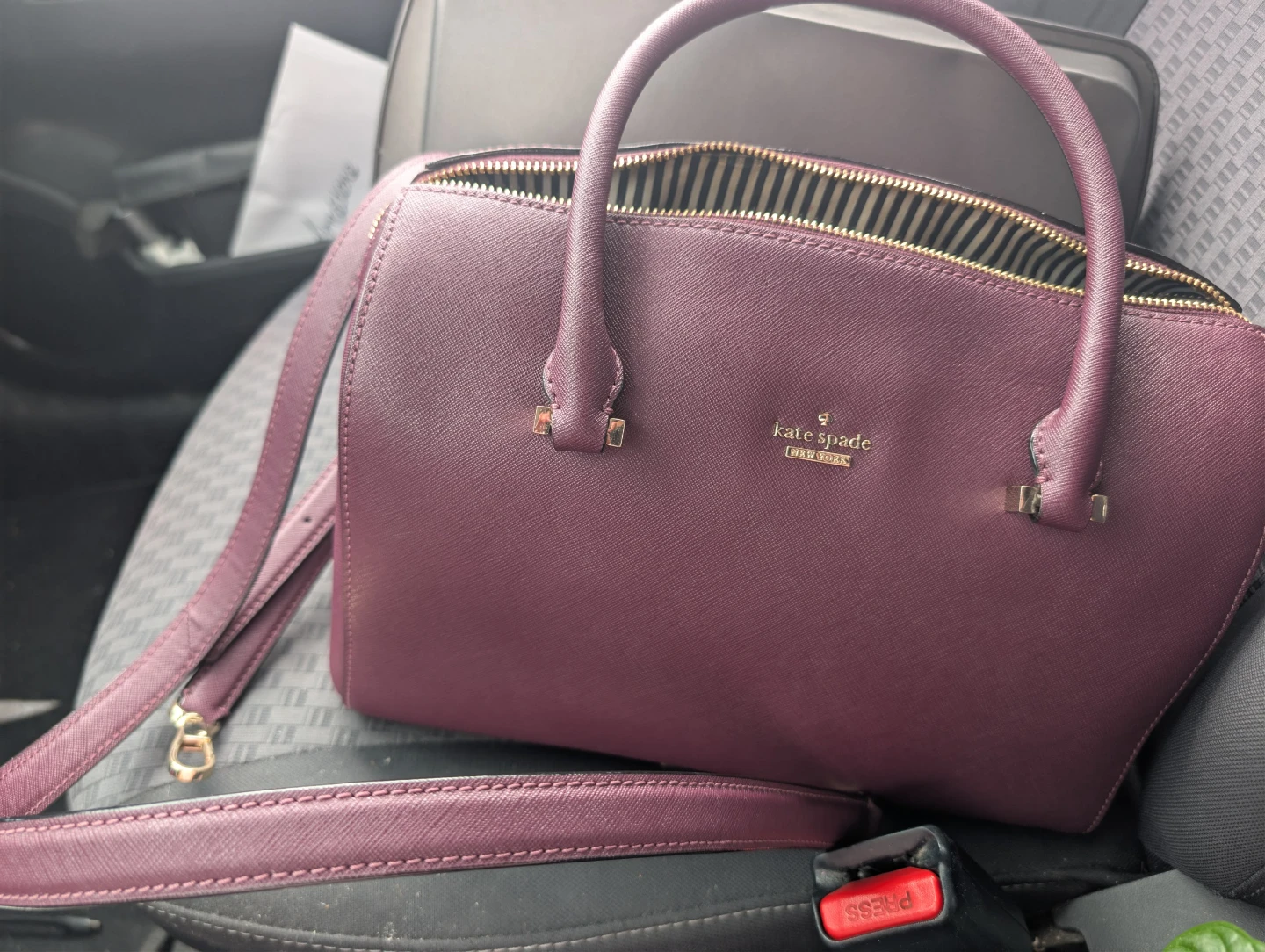 Kate Spade New York Handbag - Deep Plum - photo 4
