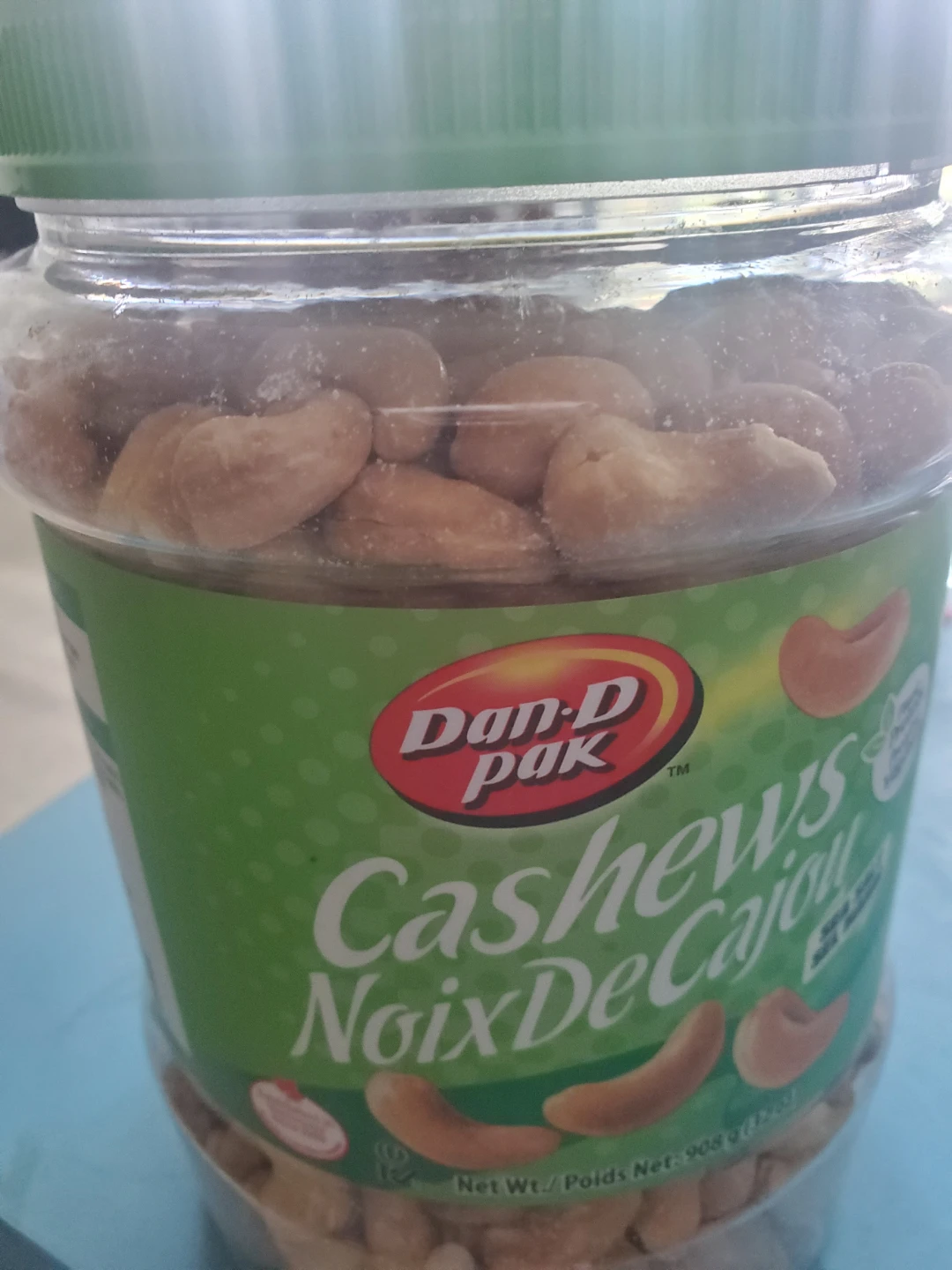 Dan-D Pak Cashews (Noix De Cajou) 908g