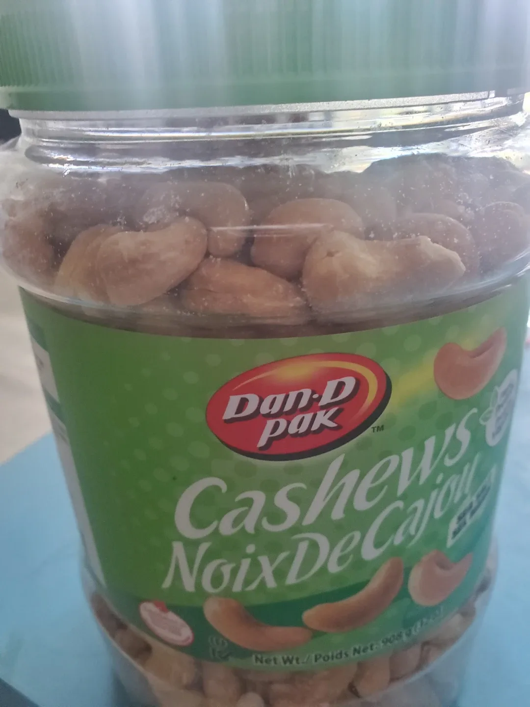 Dan-D Pak Cashews (Noix De Cajou) 908g
