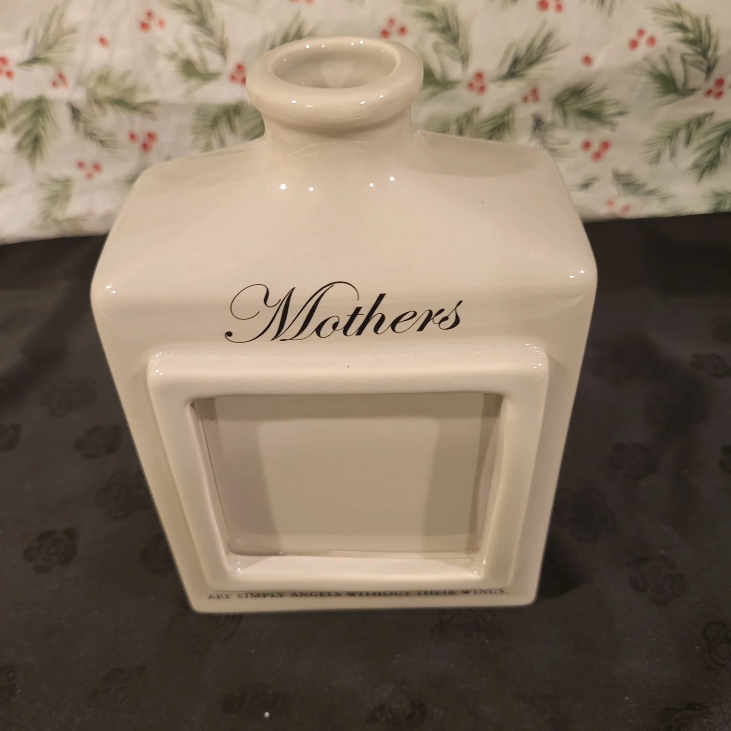 Mothers "Angels Without Wings" Decorative Vase and Photo Frame