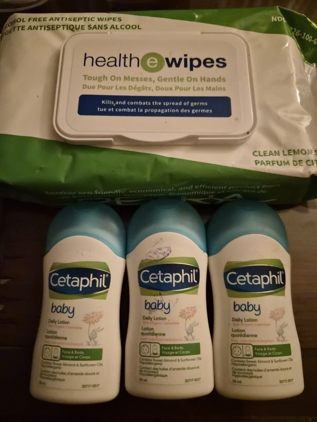 Cetaphil Baby Daily Lotion & Health e wipes
