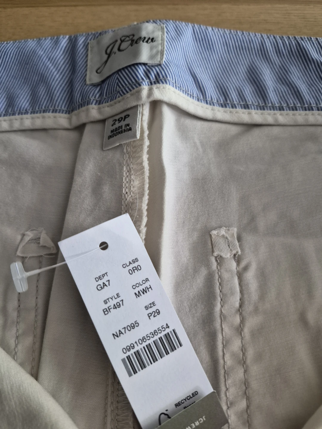 J.Crew Petite White Utility Pants – Size 29P – New With Tags - photo 2