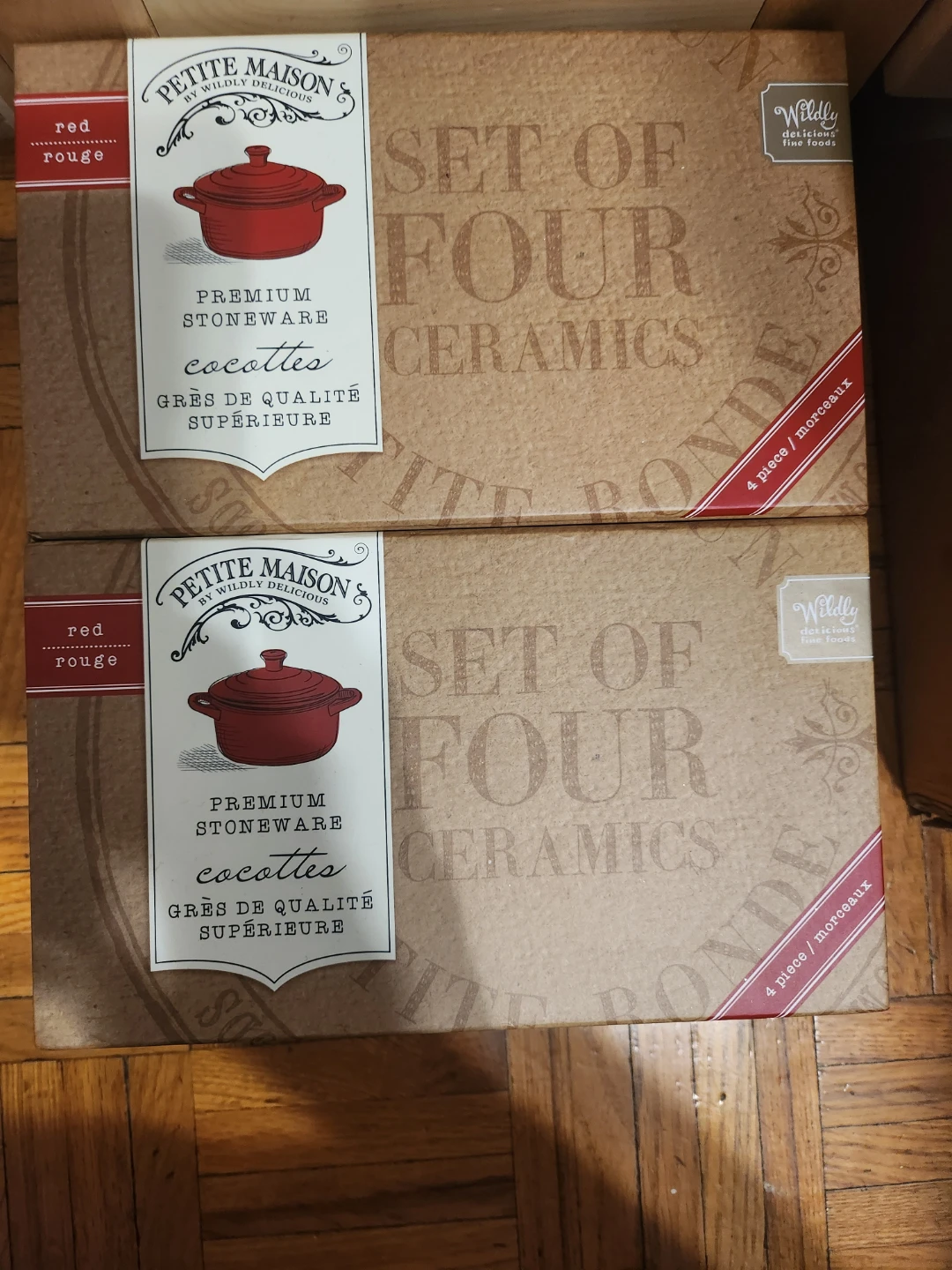 Brand New - Petite Maison Ceramic Mini Cocotte Set (Set of 4)