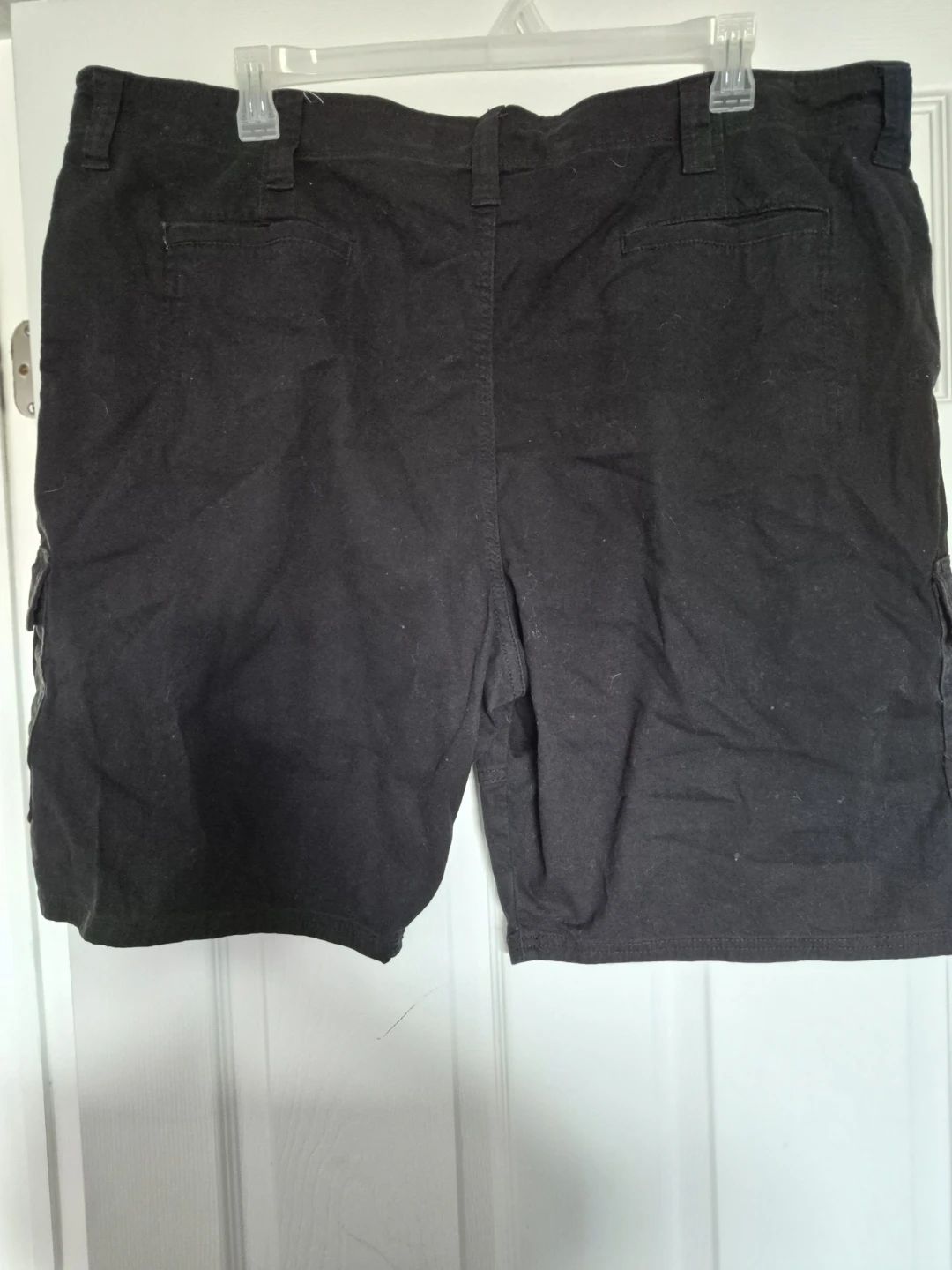 Wrangler Relaxed Fit Cargo Shorts Black Size 44 - photo 2