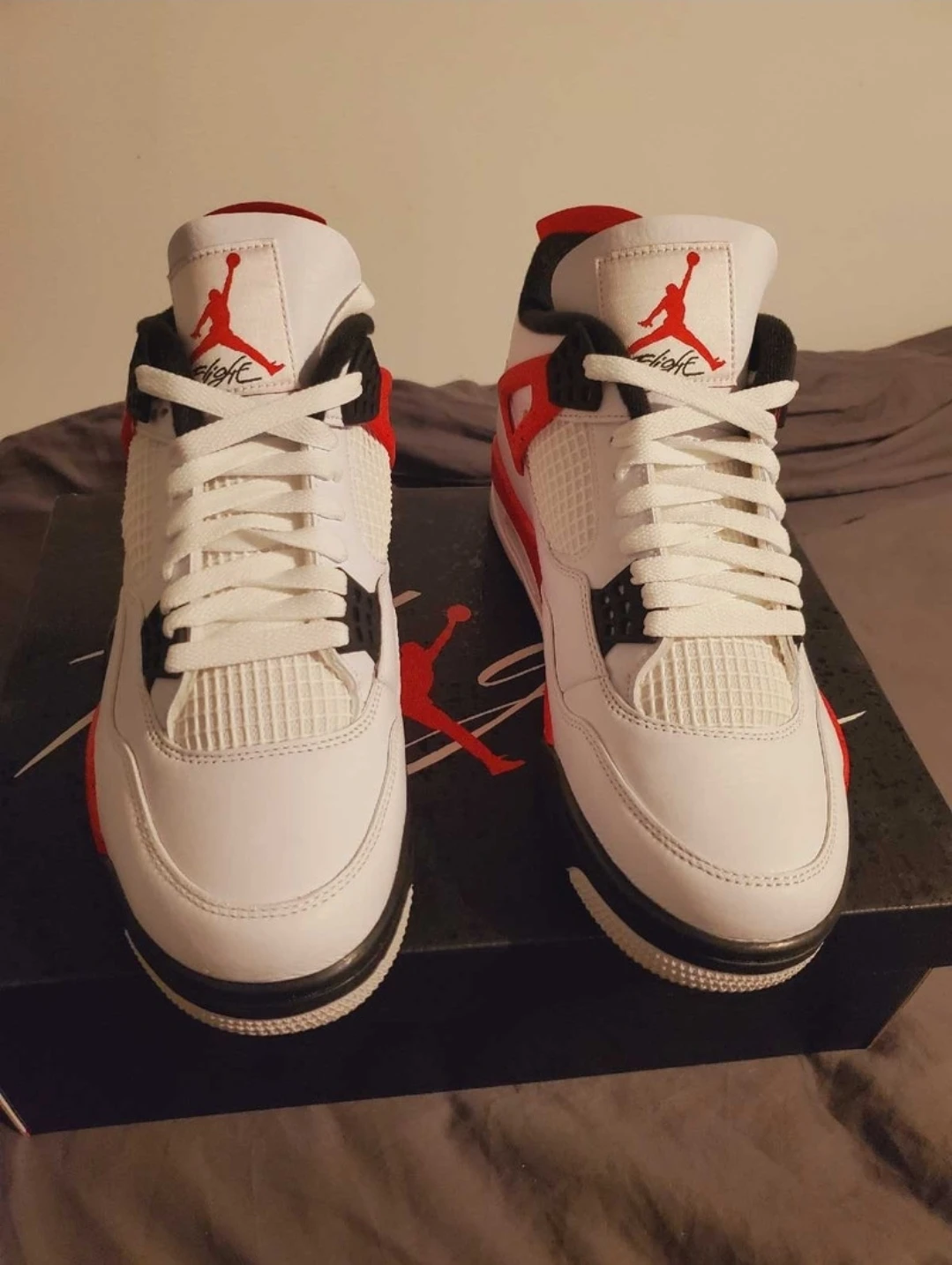 Jordan 4s "red cement" - photo 4