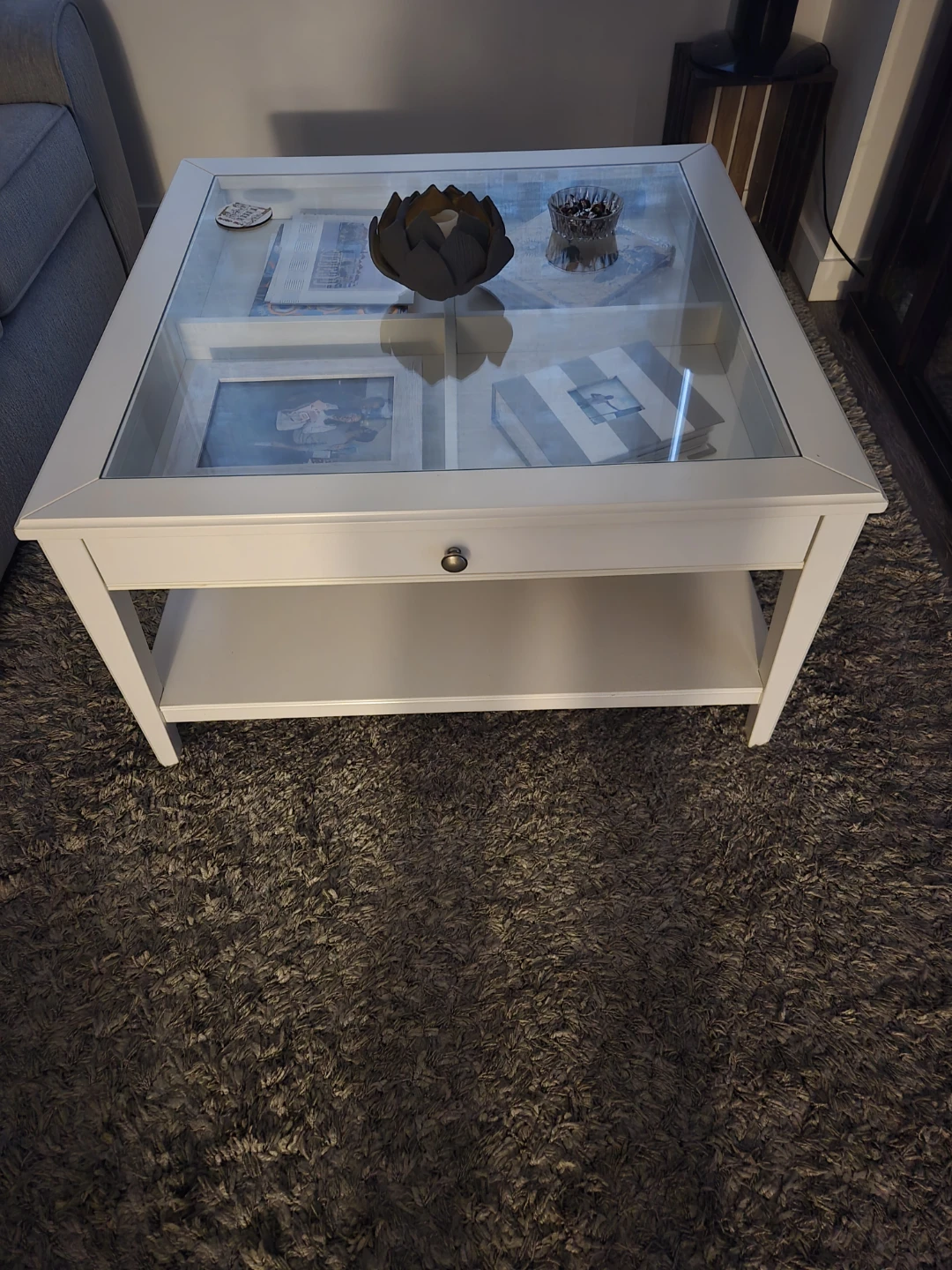 Square White IKEA Coffee Table