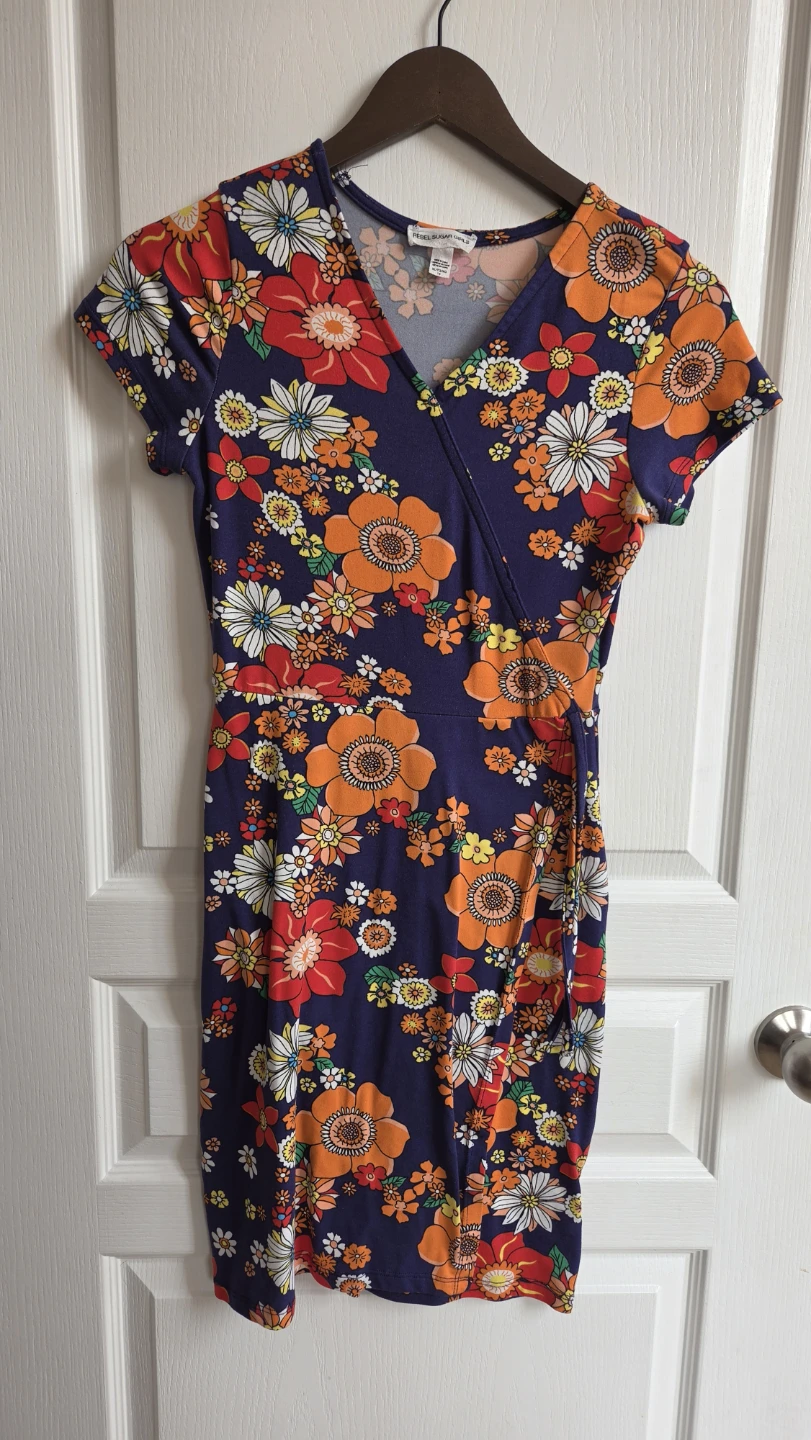 Rebel Sugar Girls Wrap Dress - XL/TG/XG