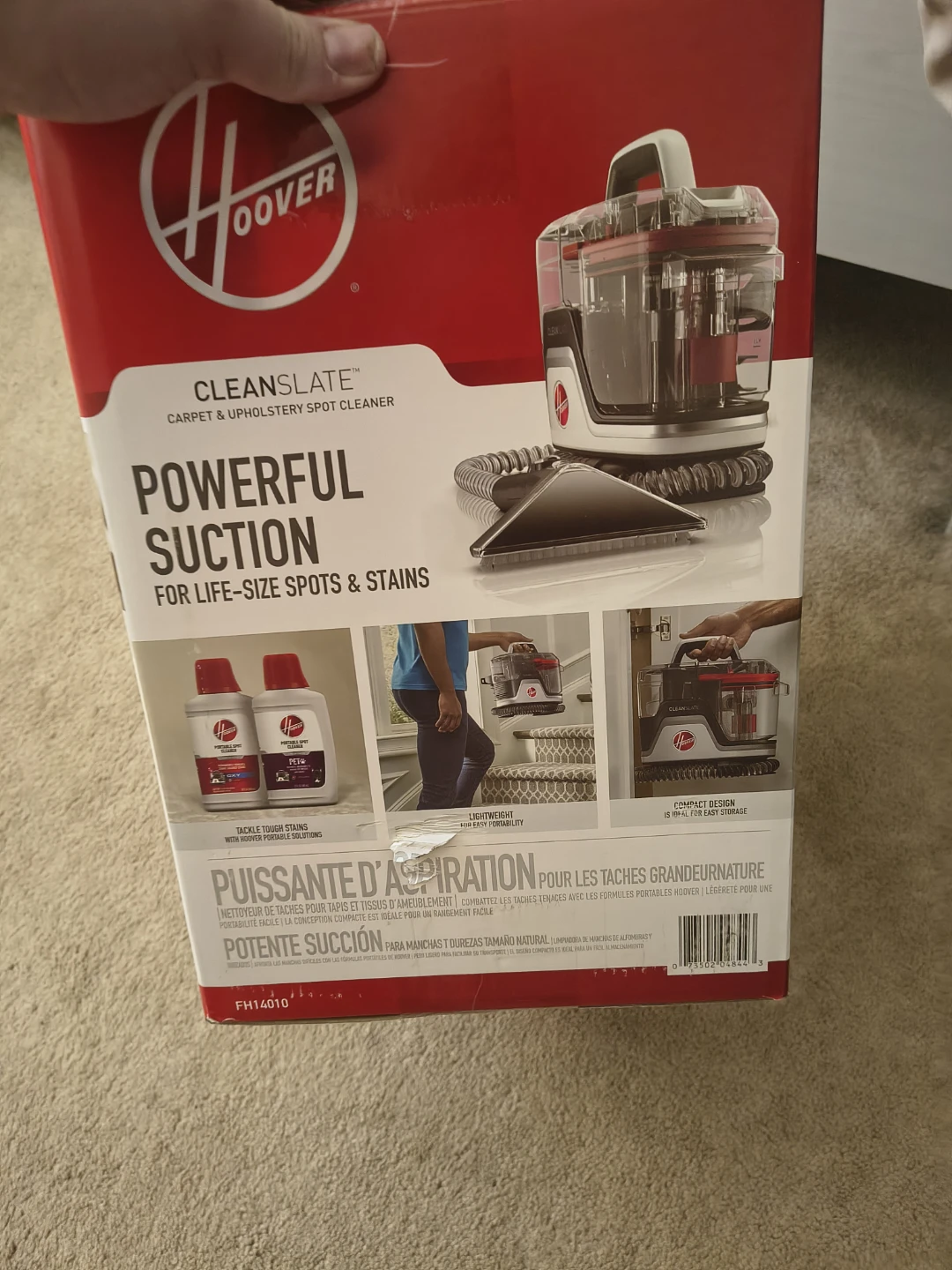 Hoover CleanSlate Carpet & Upholstery Spot Cleaner - photo 2