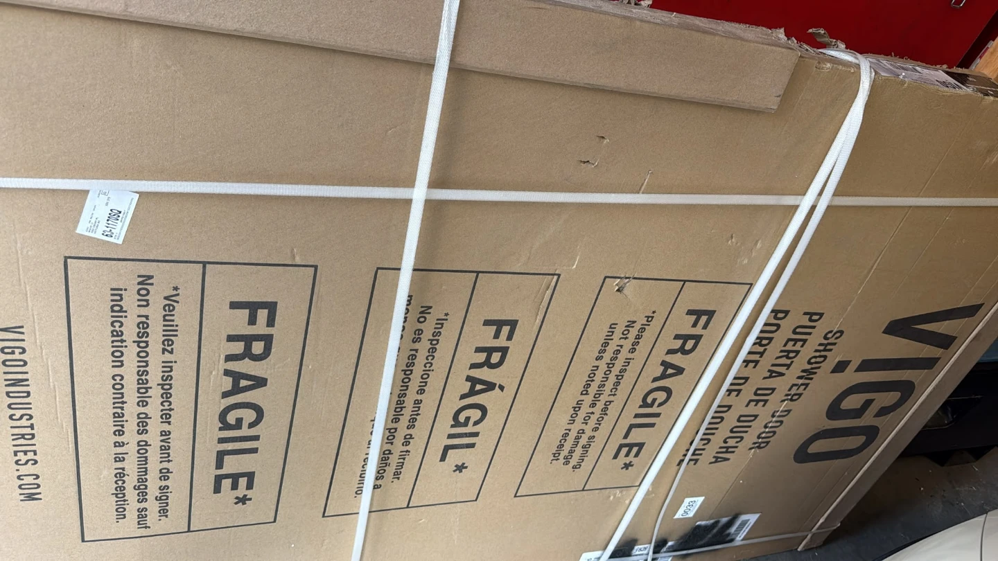 Glass shower door new in box - photo 2
