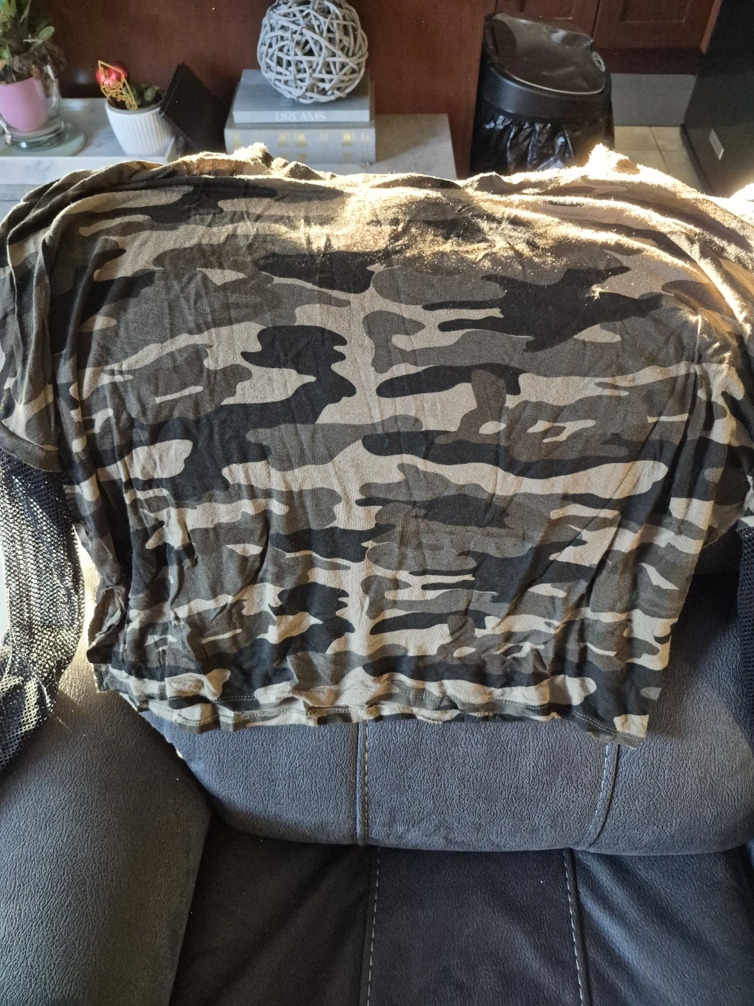 Streetwear Society Camo Mesh Long Sleeve Top - photo 3
