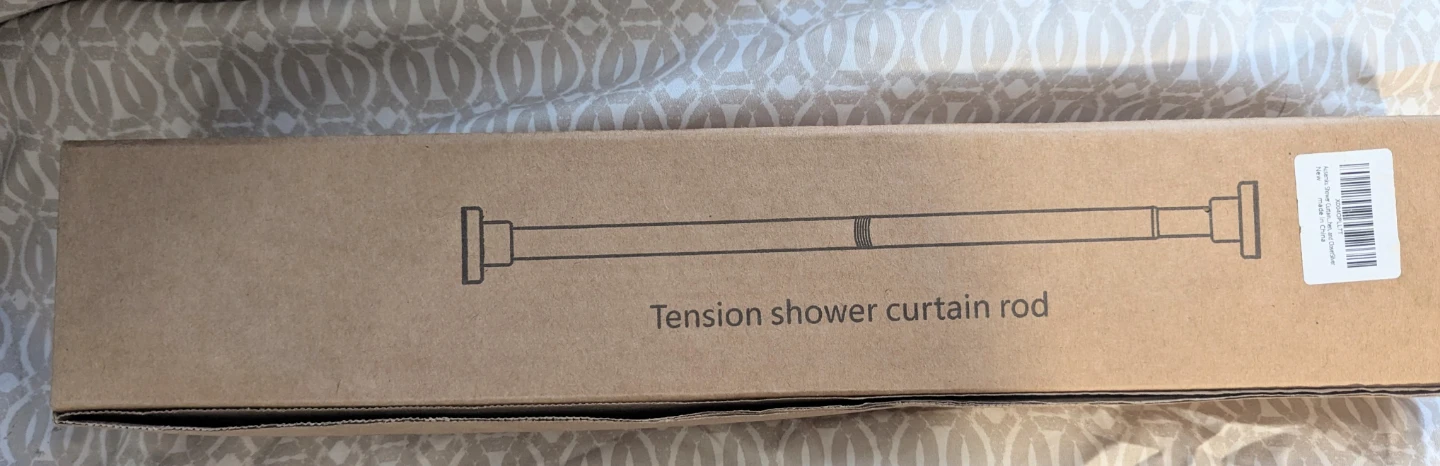 NIB Ausemku Tension Shower Curtain Rod! 🚿