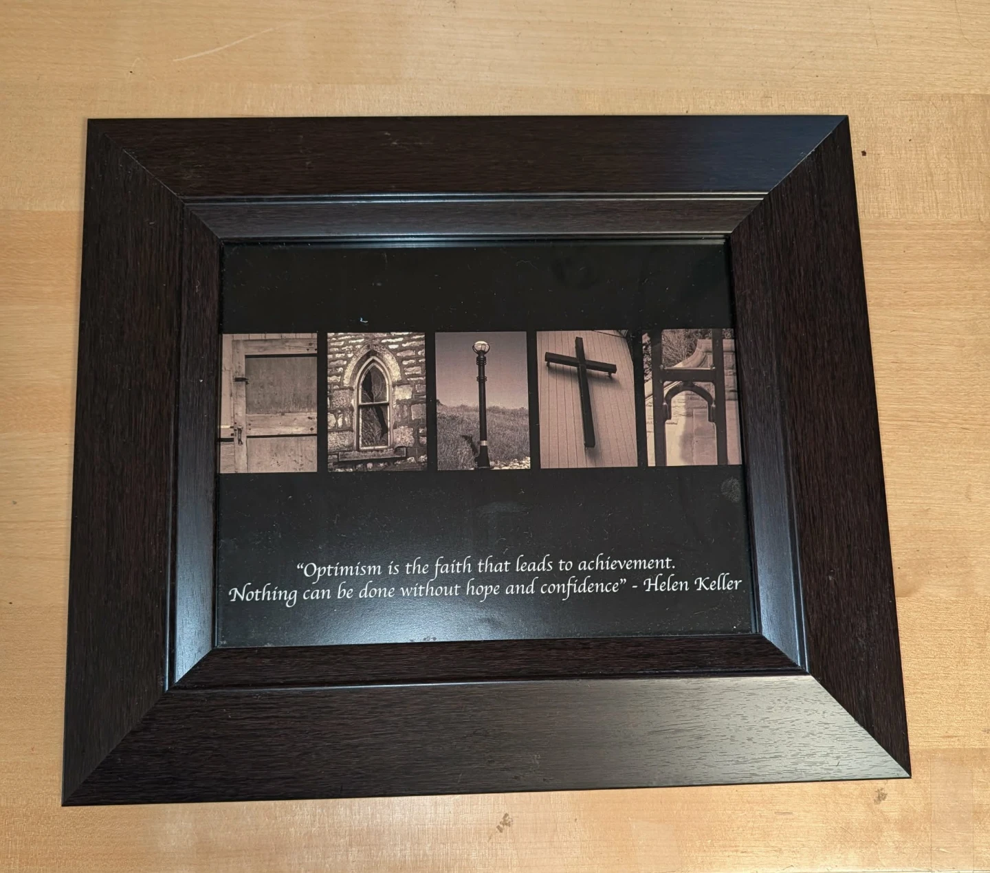 Inspirational Framed Art - Dale Carnegie Quote. - photo 3
