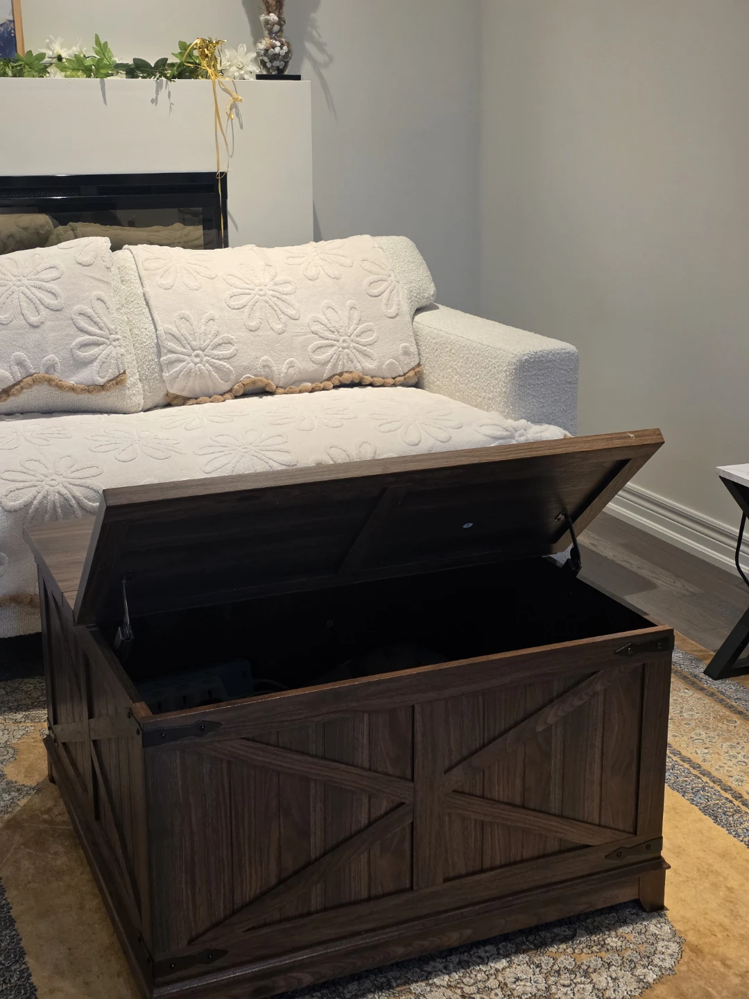 Lift Top Storage Coffee Table - photo 3