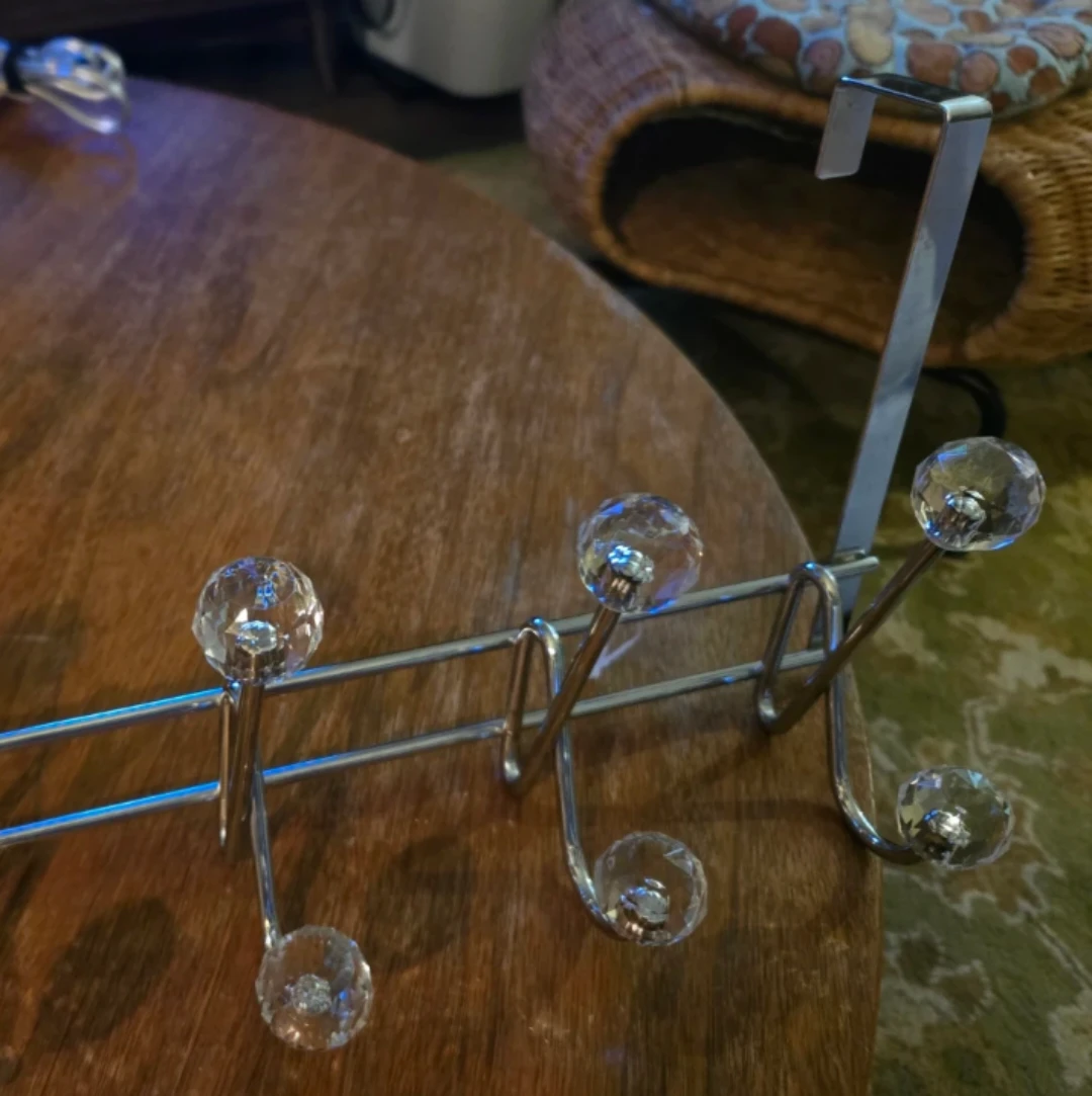 Over-the-Door Hook Rack with Crystal Knobs - photo 3