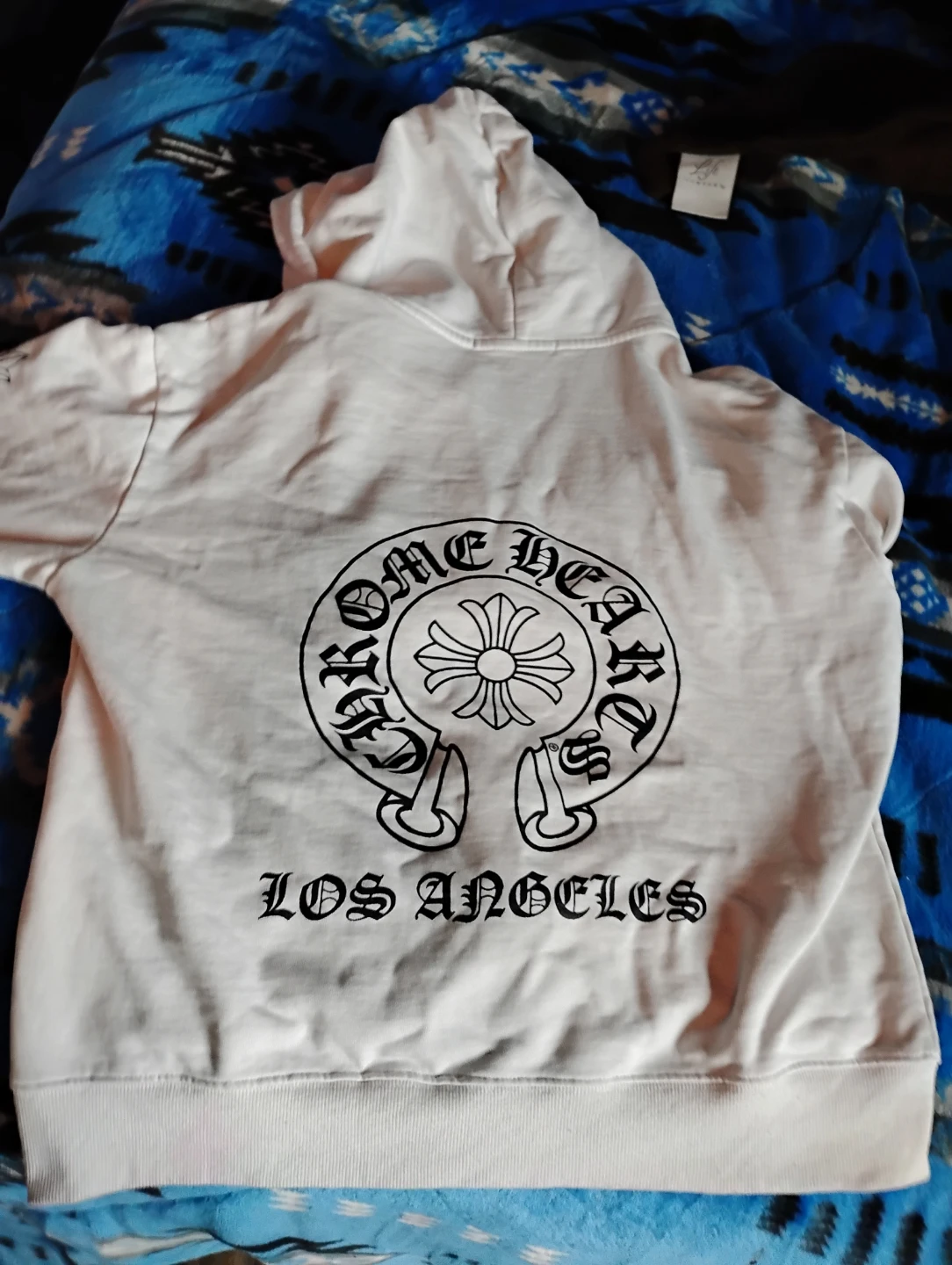 White Chrome Hearts Zip-Up Hoodie - photo 5