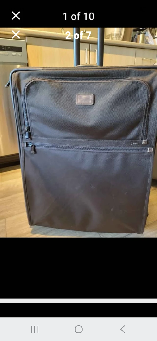 Tumi Brown Suitcase