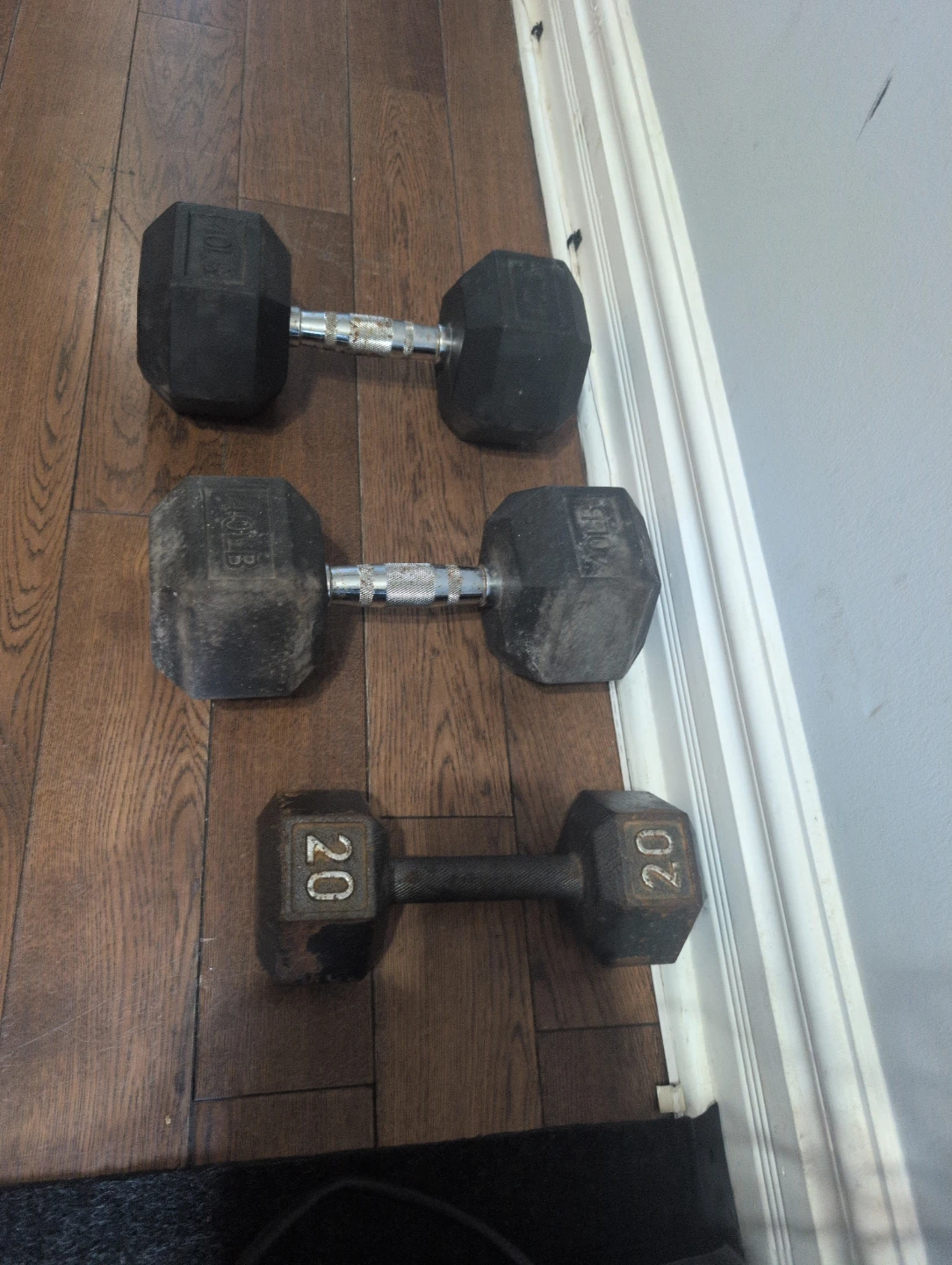 Assorted Dumbbells 20lb 40lb - photo 3