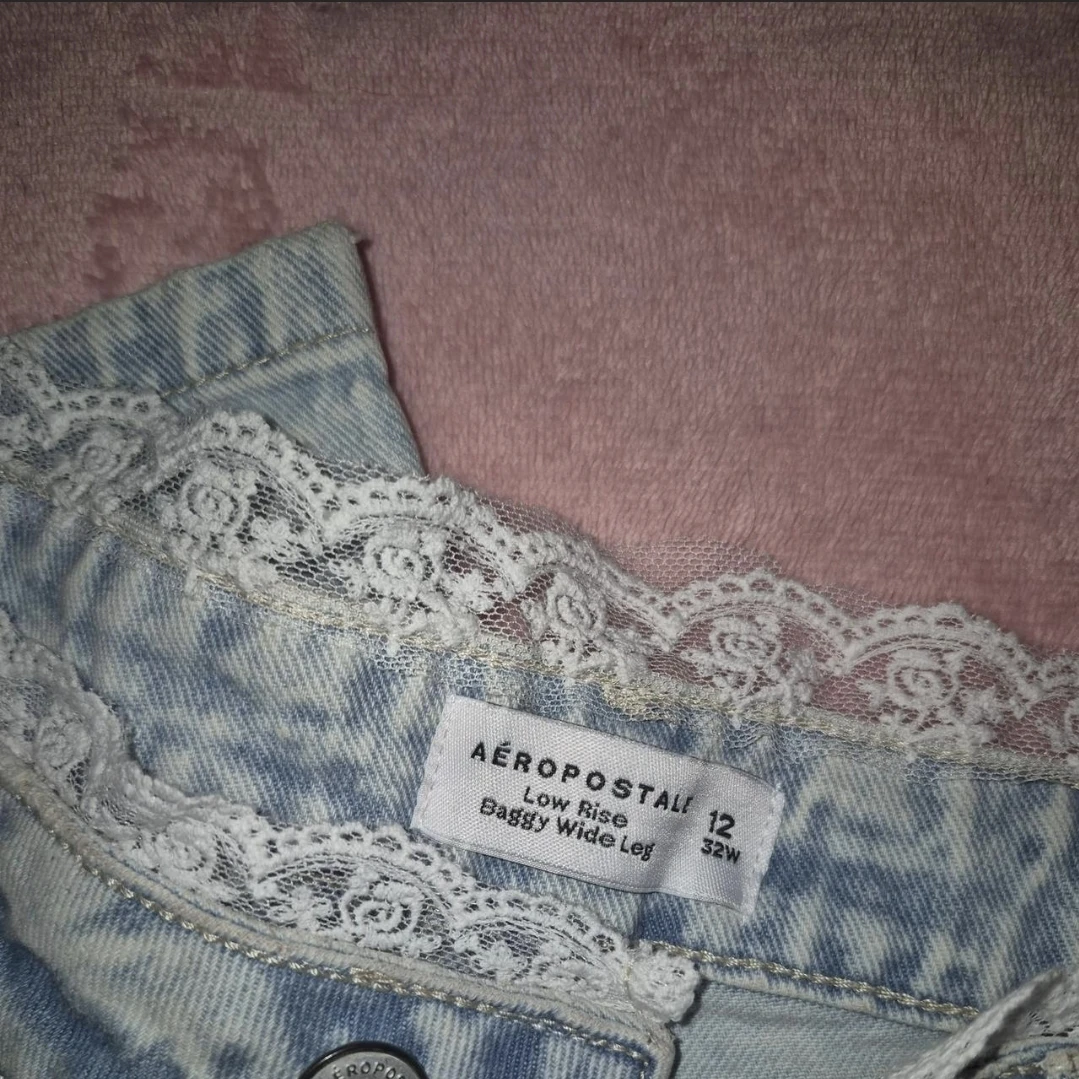 Aeropostale Low Rise Baggy Wide Leg Jeans - photo 2
