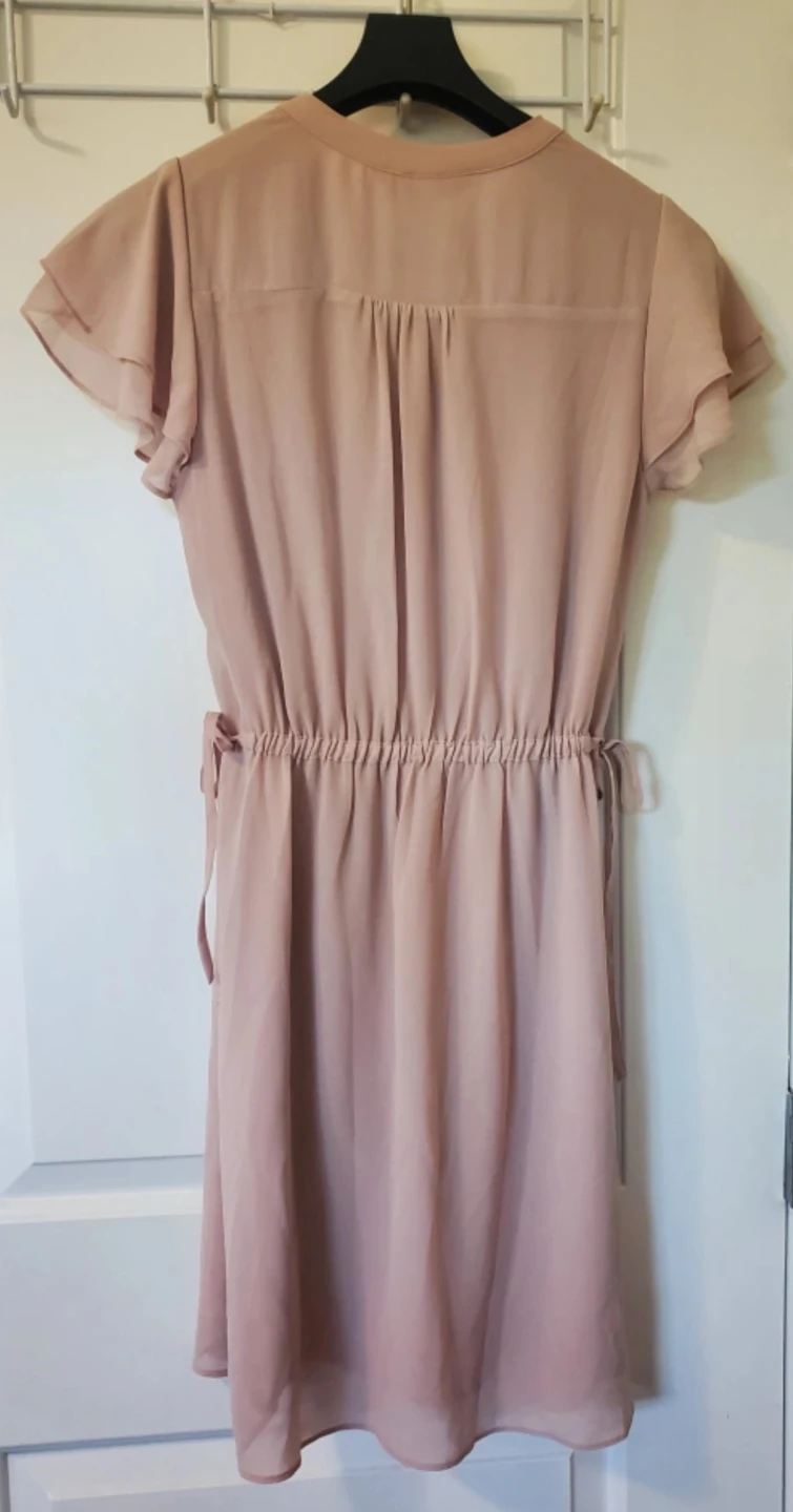 H&M Pink Ruffle Sleeve Dress - XS - photo 2