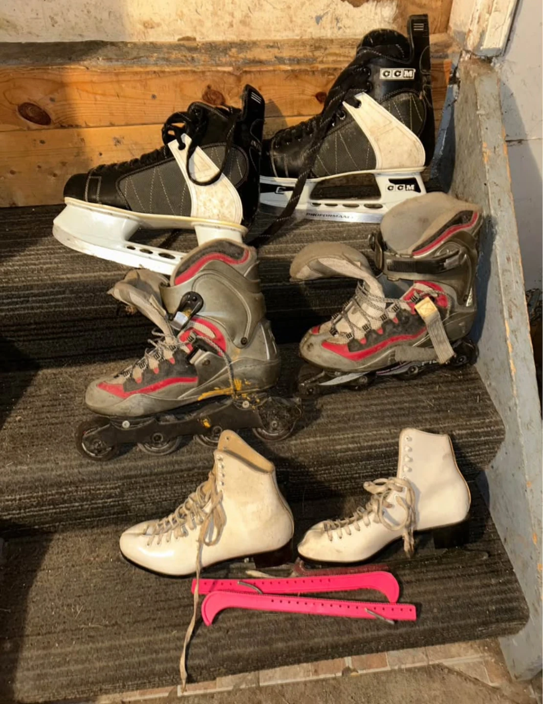 CCM Hockey Skates, Rollerblades, and Figure Skates