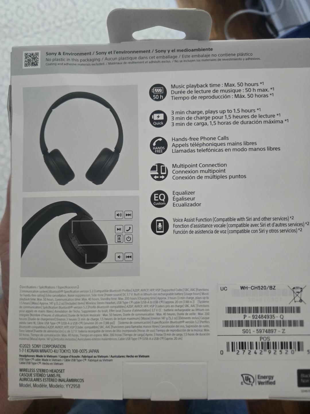 Sony WH-CH520 Wireless Headphones - photo 2