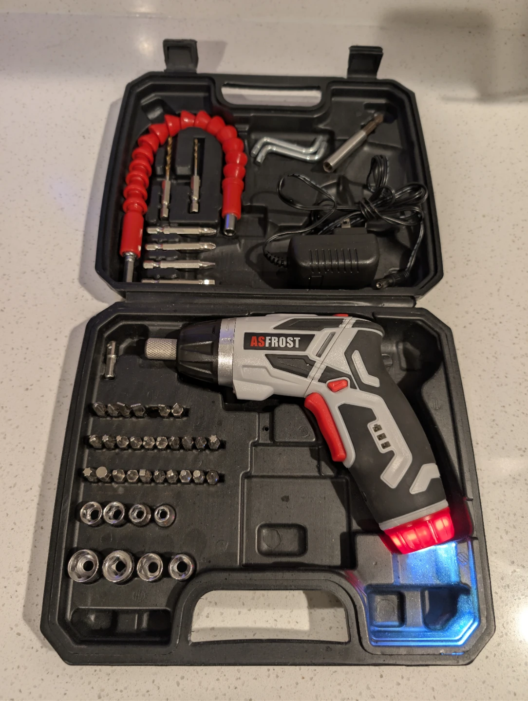 'AS Frost Cordless Electric Screwdriver Kit/Caseol Kit w/ Case - photo 2