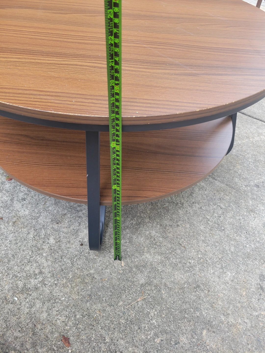 Round Coffee Table with Two Tiers - photo 5