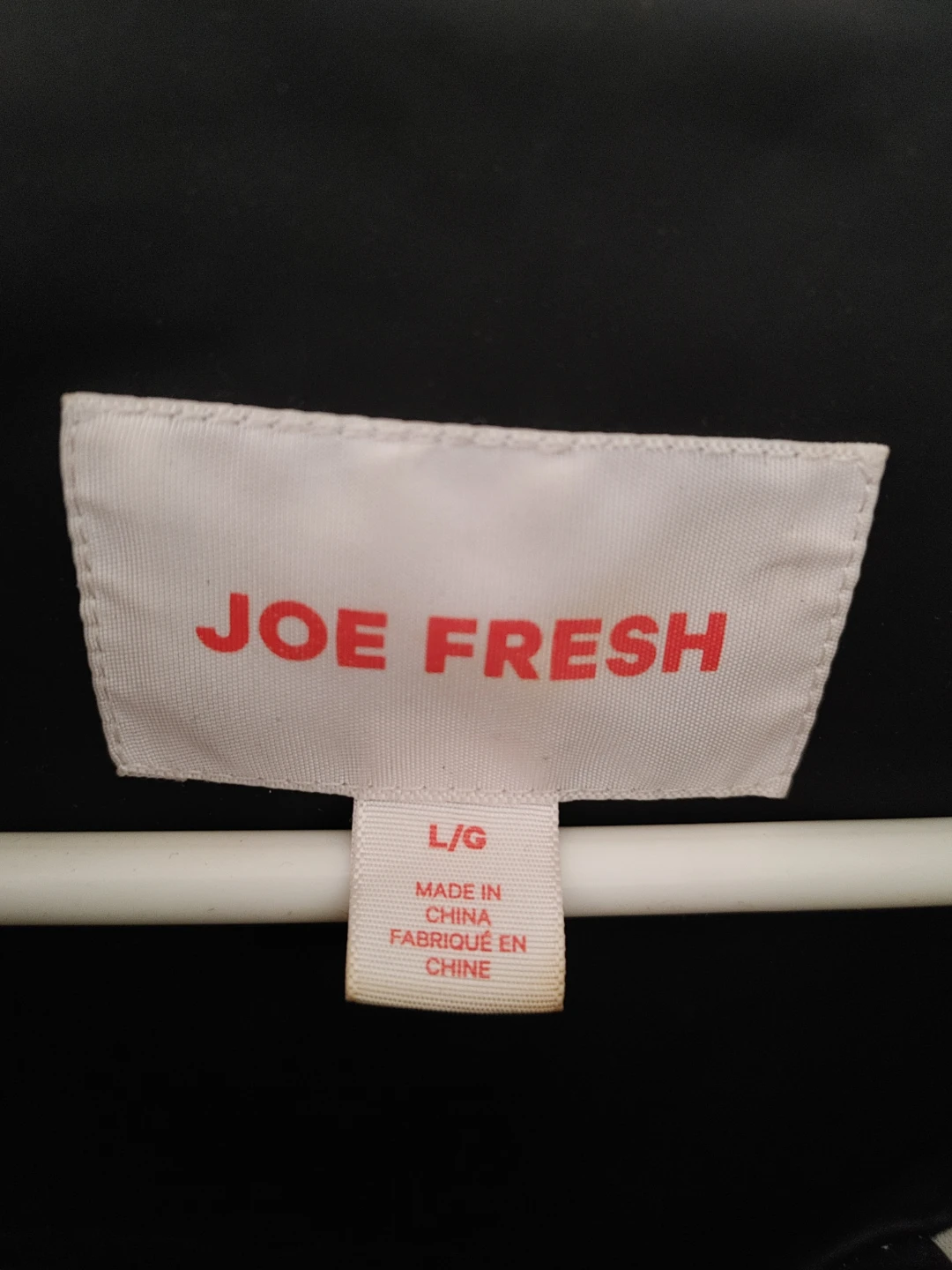 Joe Fresh Black Rain Jacket L/G - photo 2