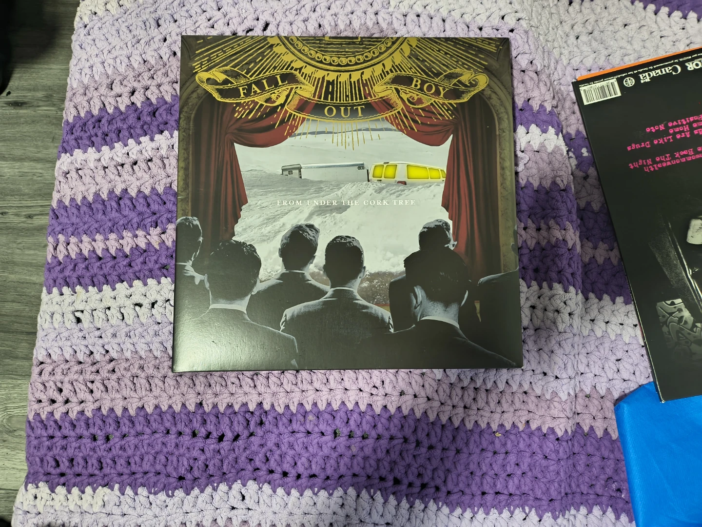 Vinyl record fall out Boy under the cork tree
