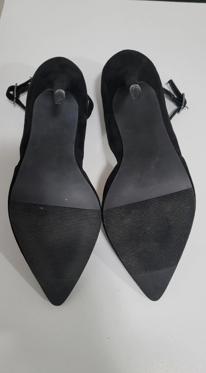 Forever21 Suede Stiletto Heels with Ankle Strap - photo 5