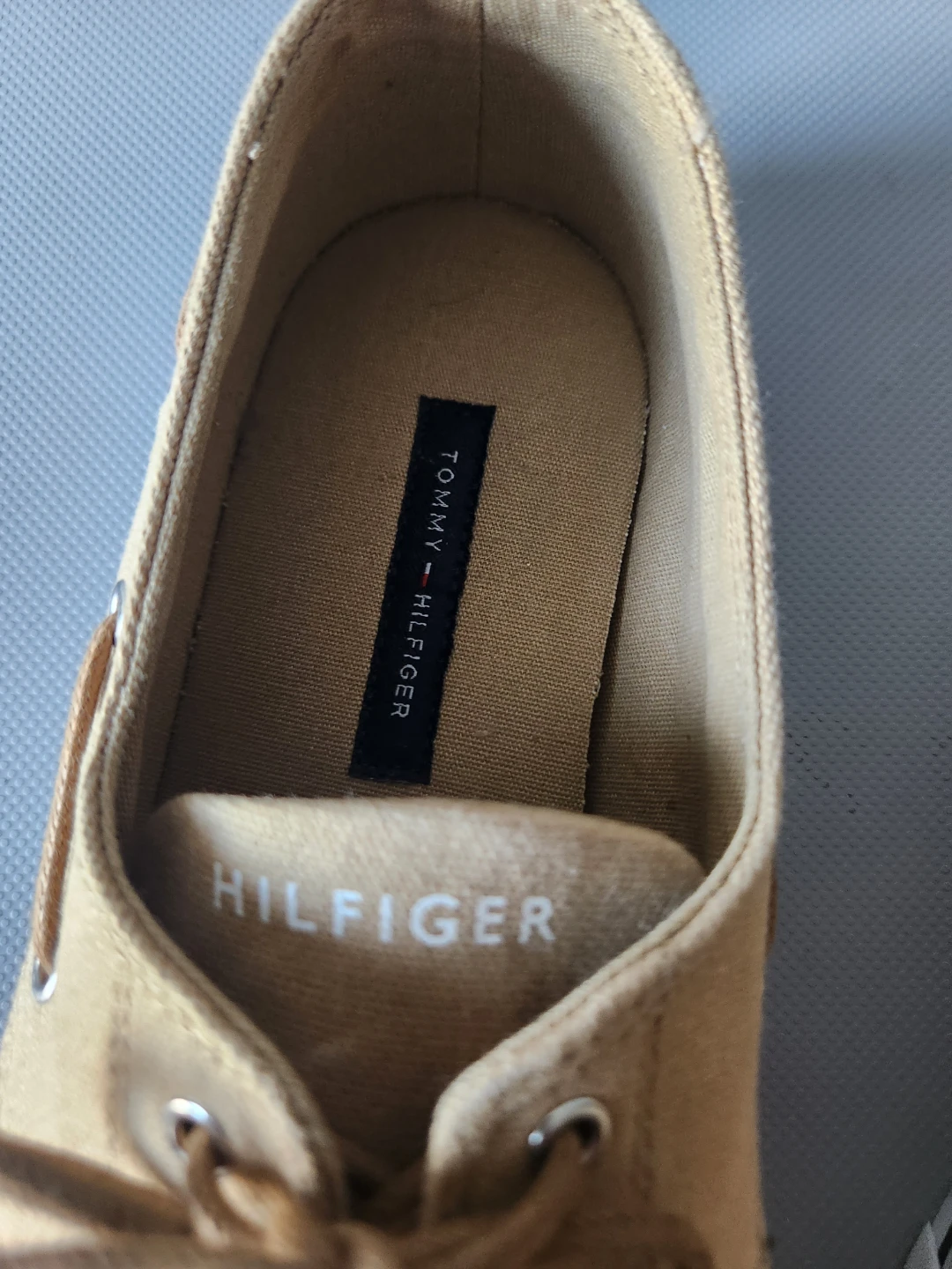 Tommy Hilfiger Tan Canvas Boat Shoes - photo 4