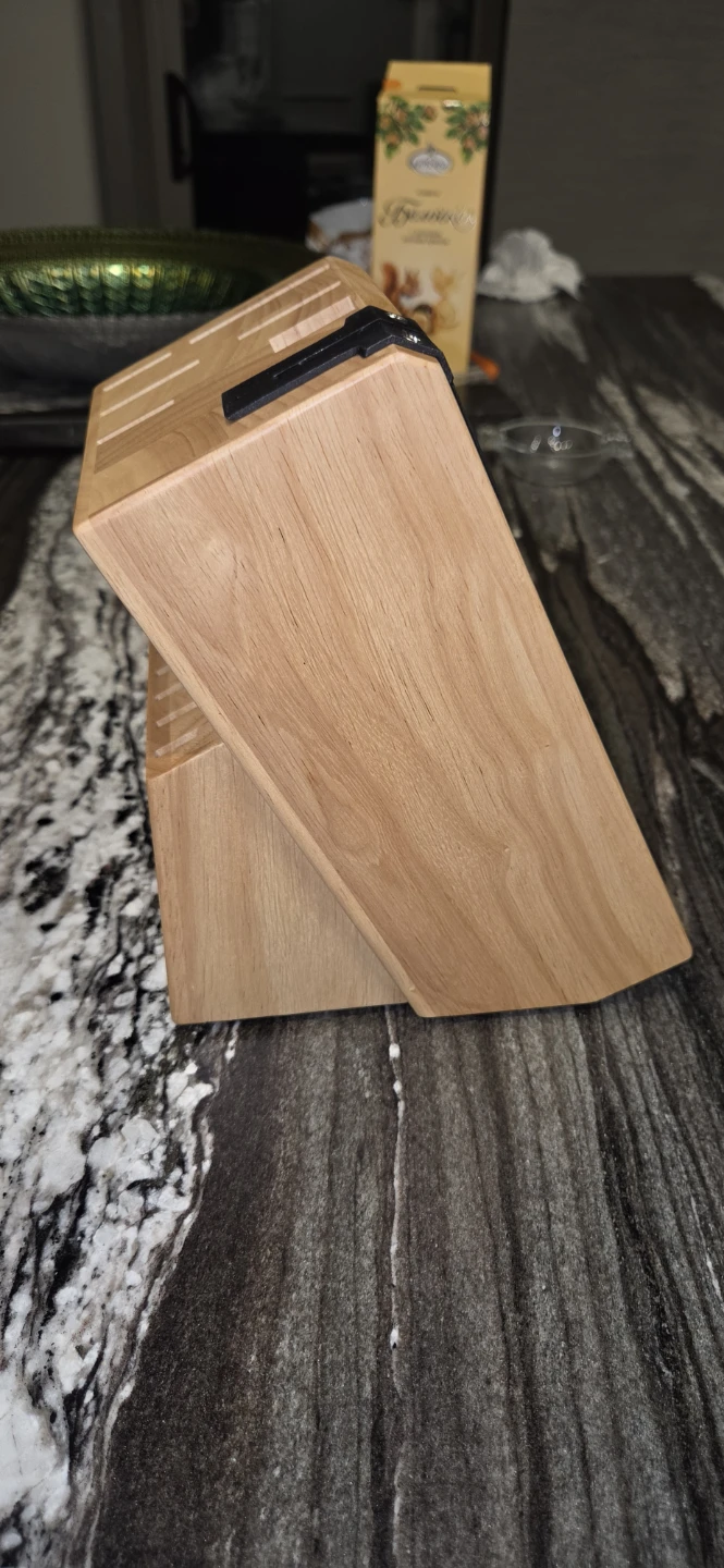 Nutrichef Wooden Knife Block - photo 2