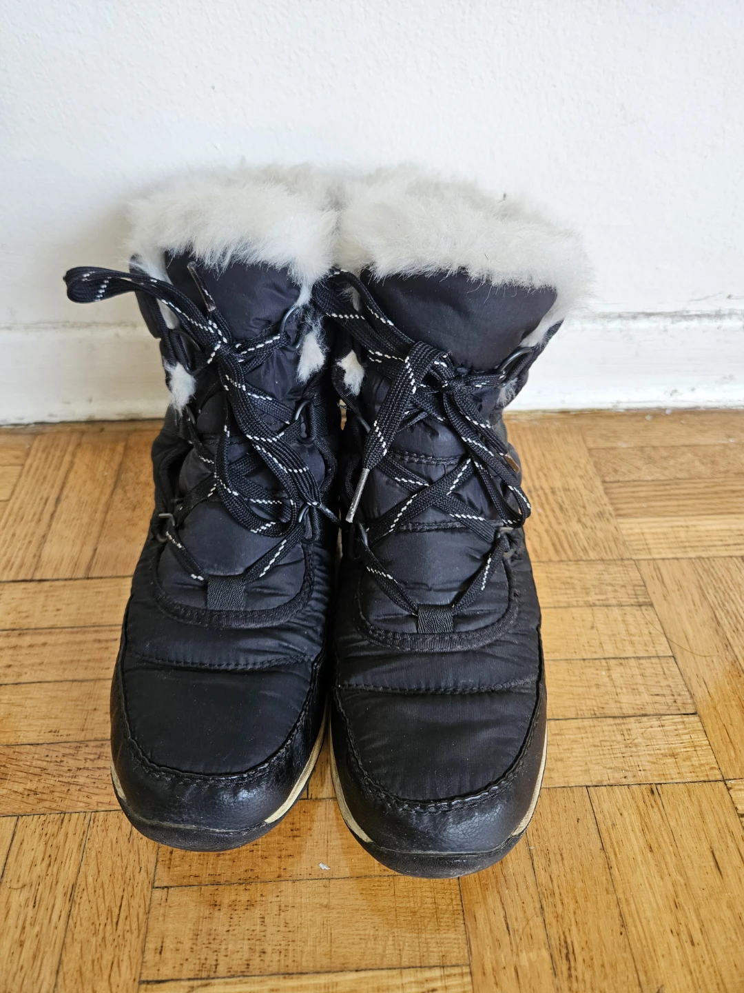 Sorel Black Winter Boots Womens