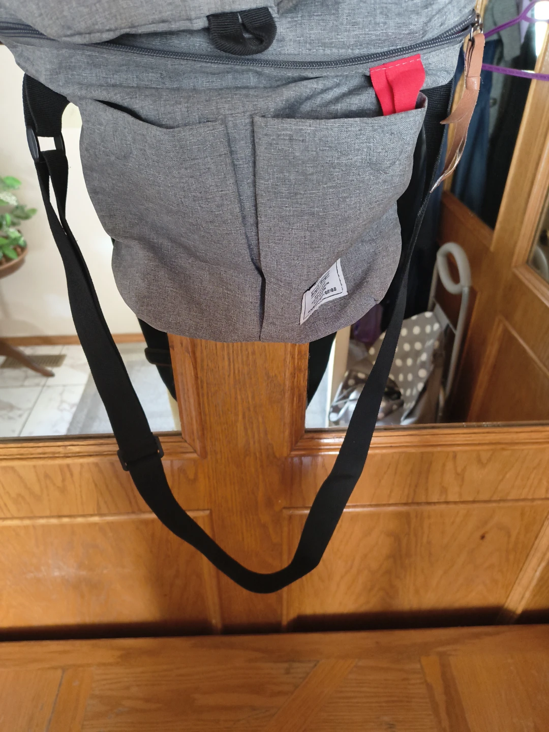 MINISO Grey Small & Light Portable Bag - photo 4