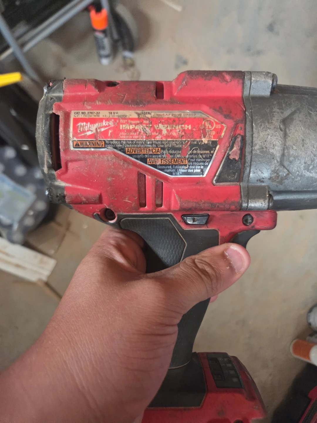 Milwaukee M18 Fuel 1/2-inch Impact Wrench 2767-20 - photo 2
