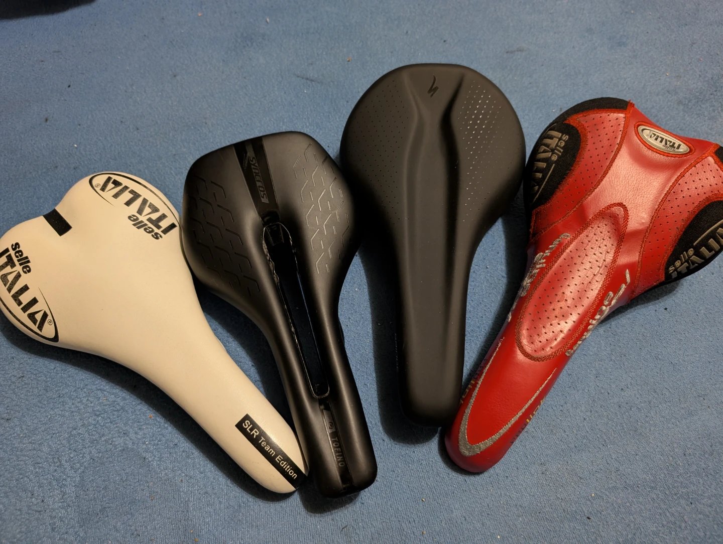 High end bike saddle