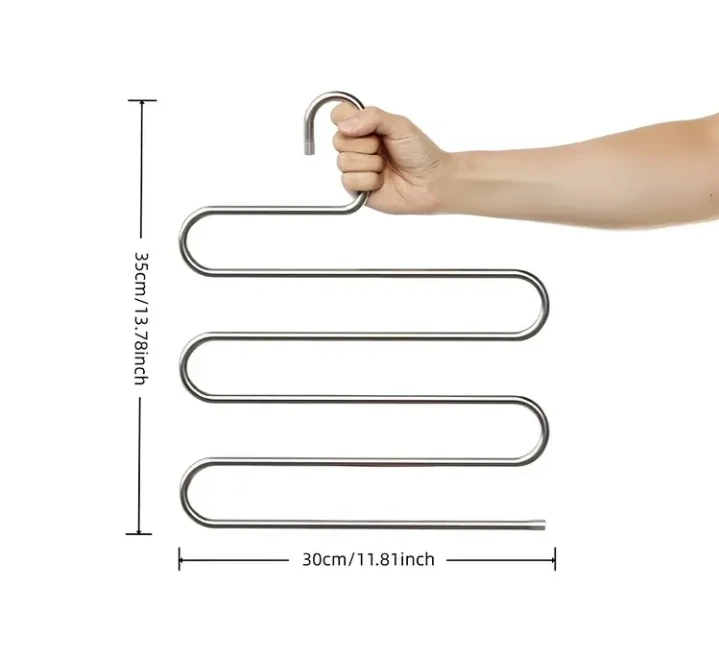 (BRAND NEW) S-Shaped Multi-Layer Hanger for Pants and Towels - photo 4