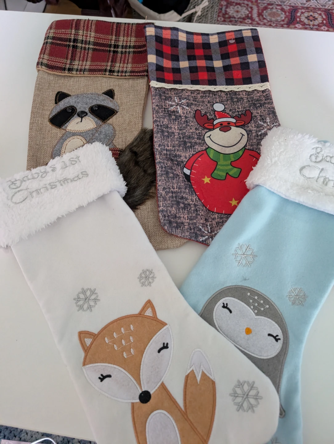 Set of 4 Christmas Stockings