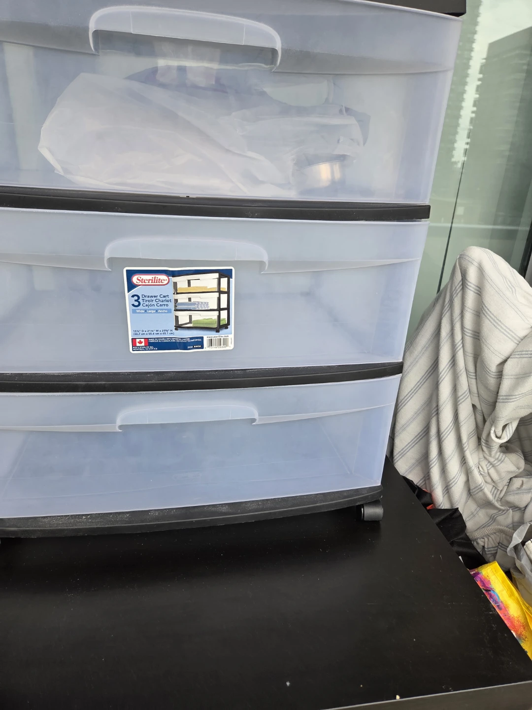 Sterilite 3 Drawer Cart - photo 2