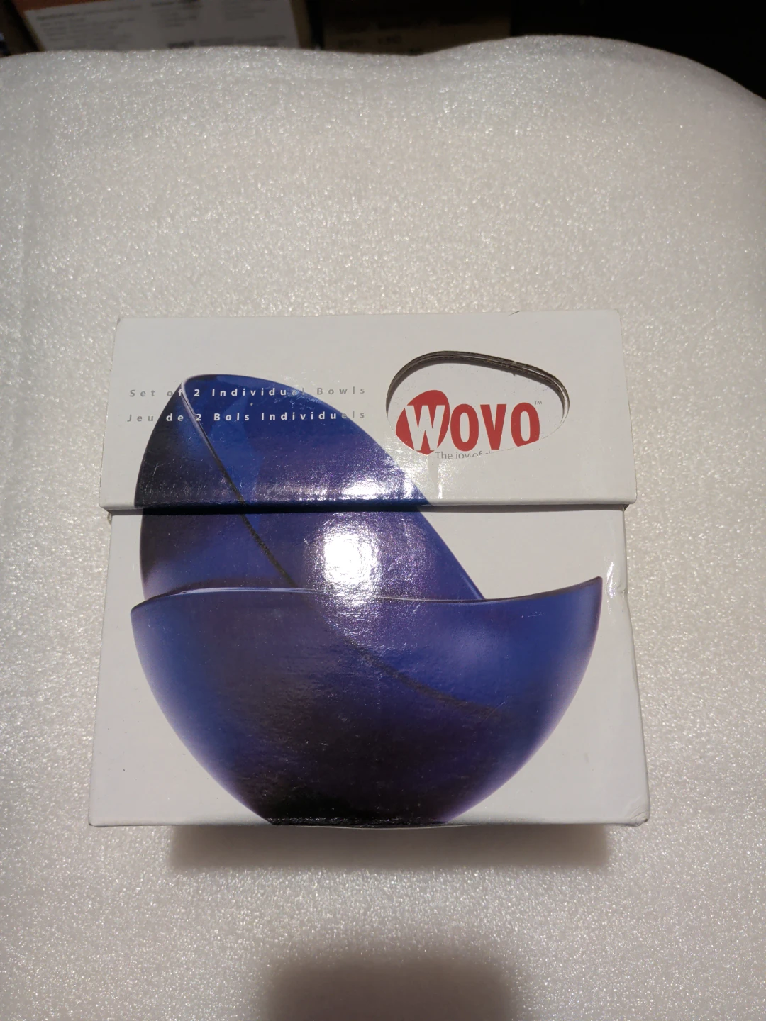 WOVO Set of 2 Sapphire Blue Individual Bowls