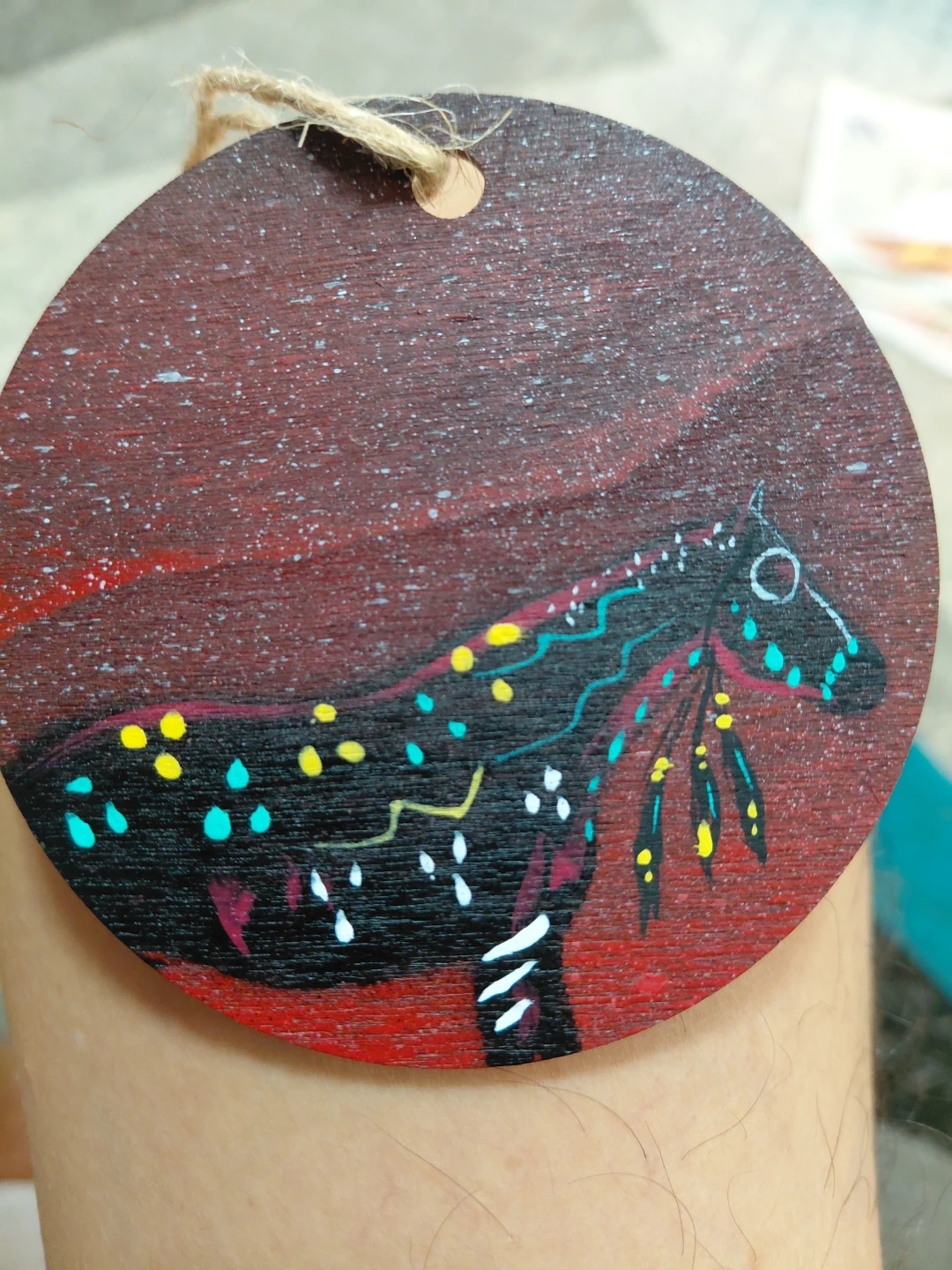 Wooden Horse Ornament