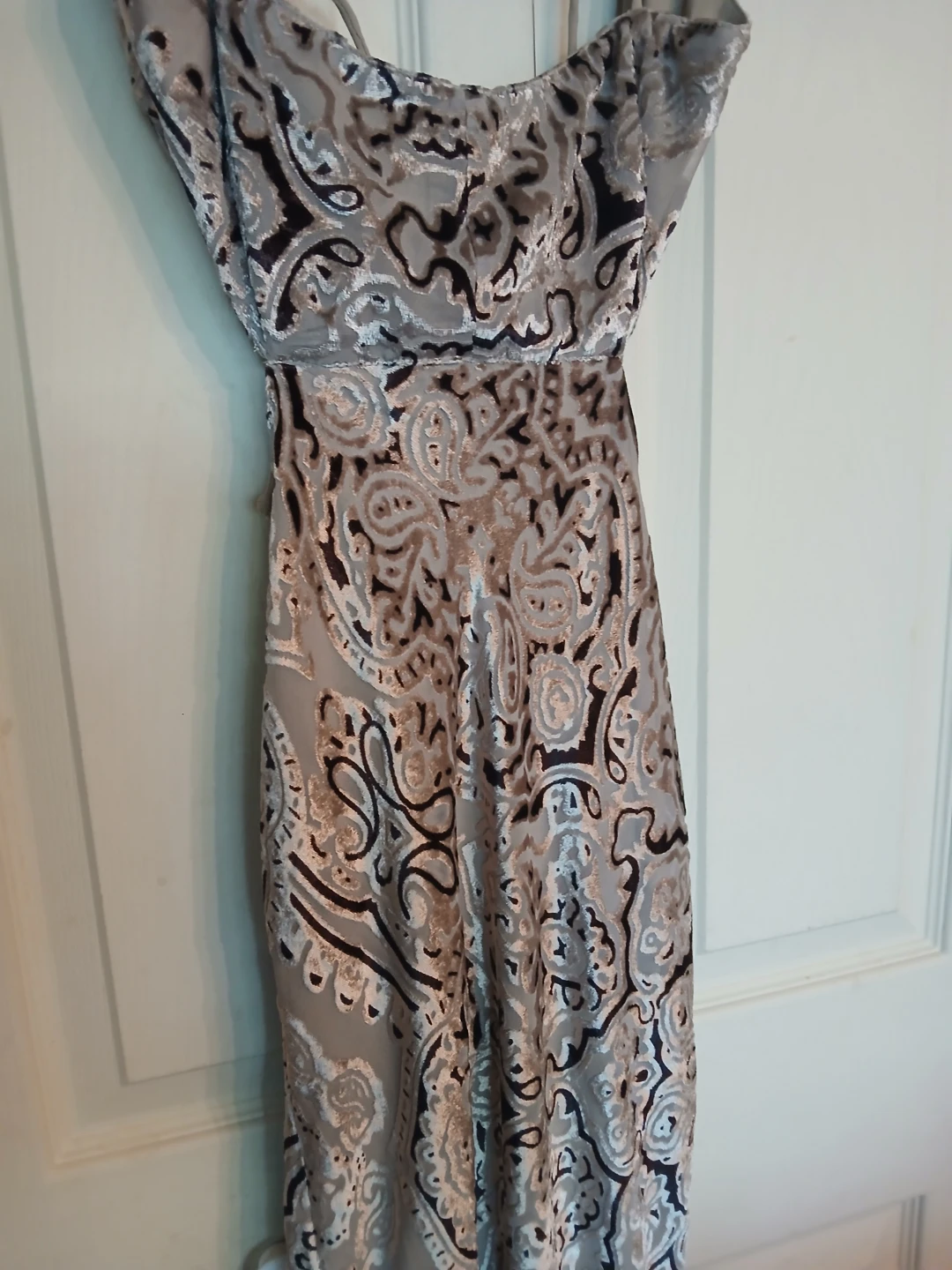 ASOS Paisley print brown maxi dress, size 4 - photo 2