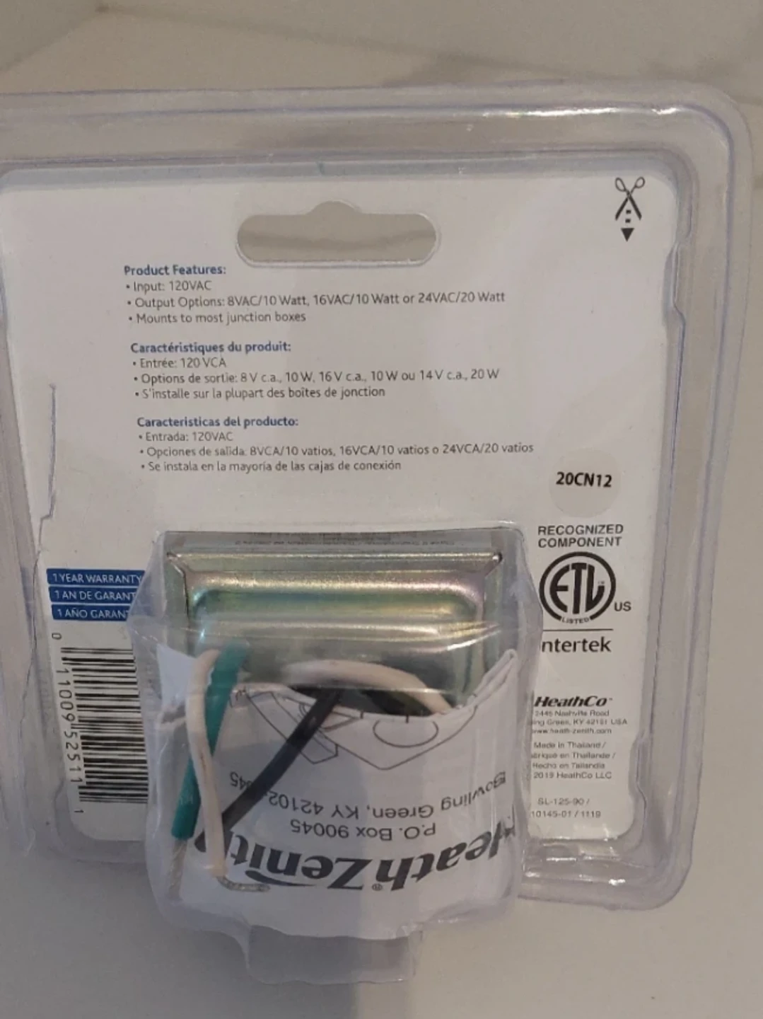 Heath Zenith Wired Transformer SL-125 - photo 2
